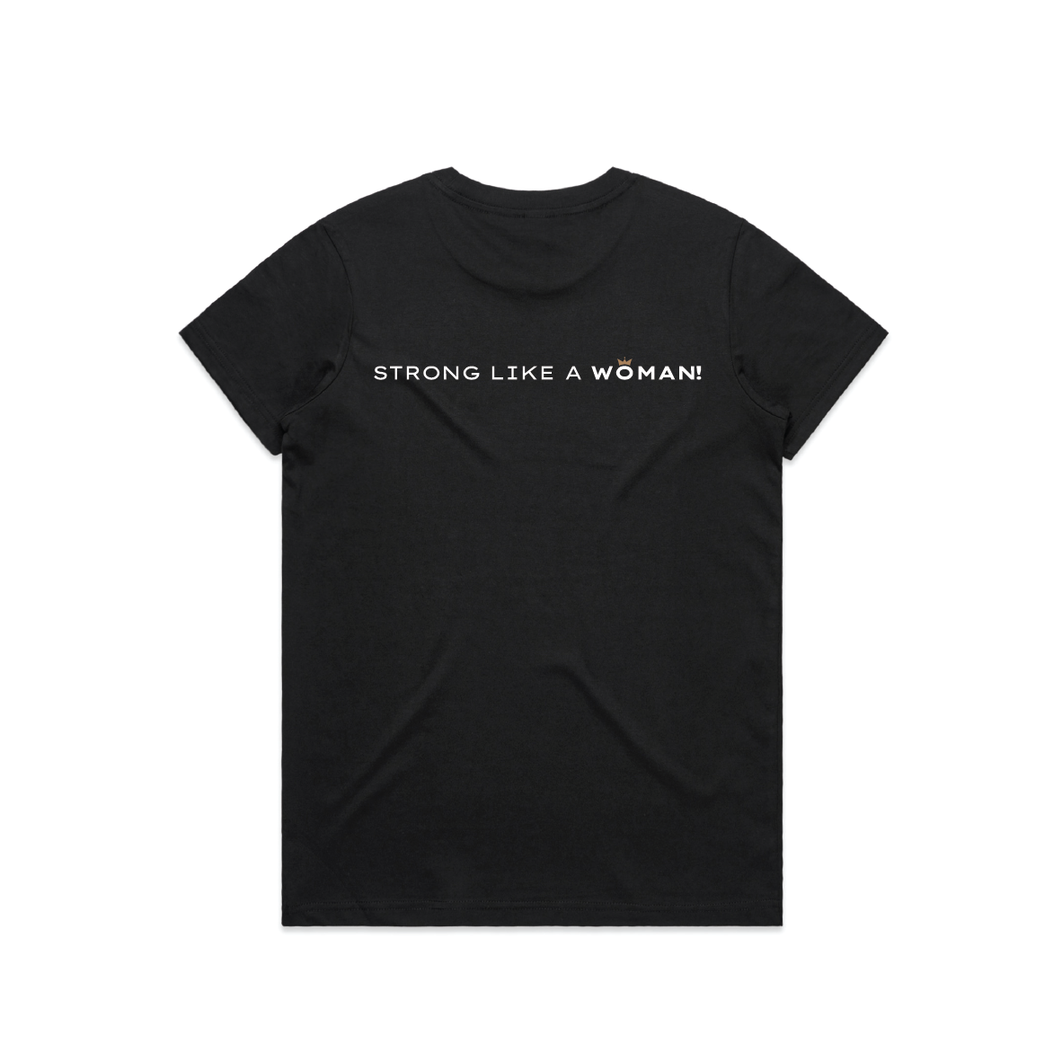 Strong Like A Woman black Monarhk tee