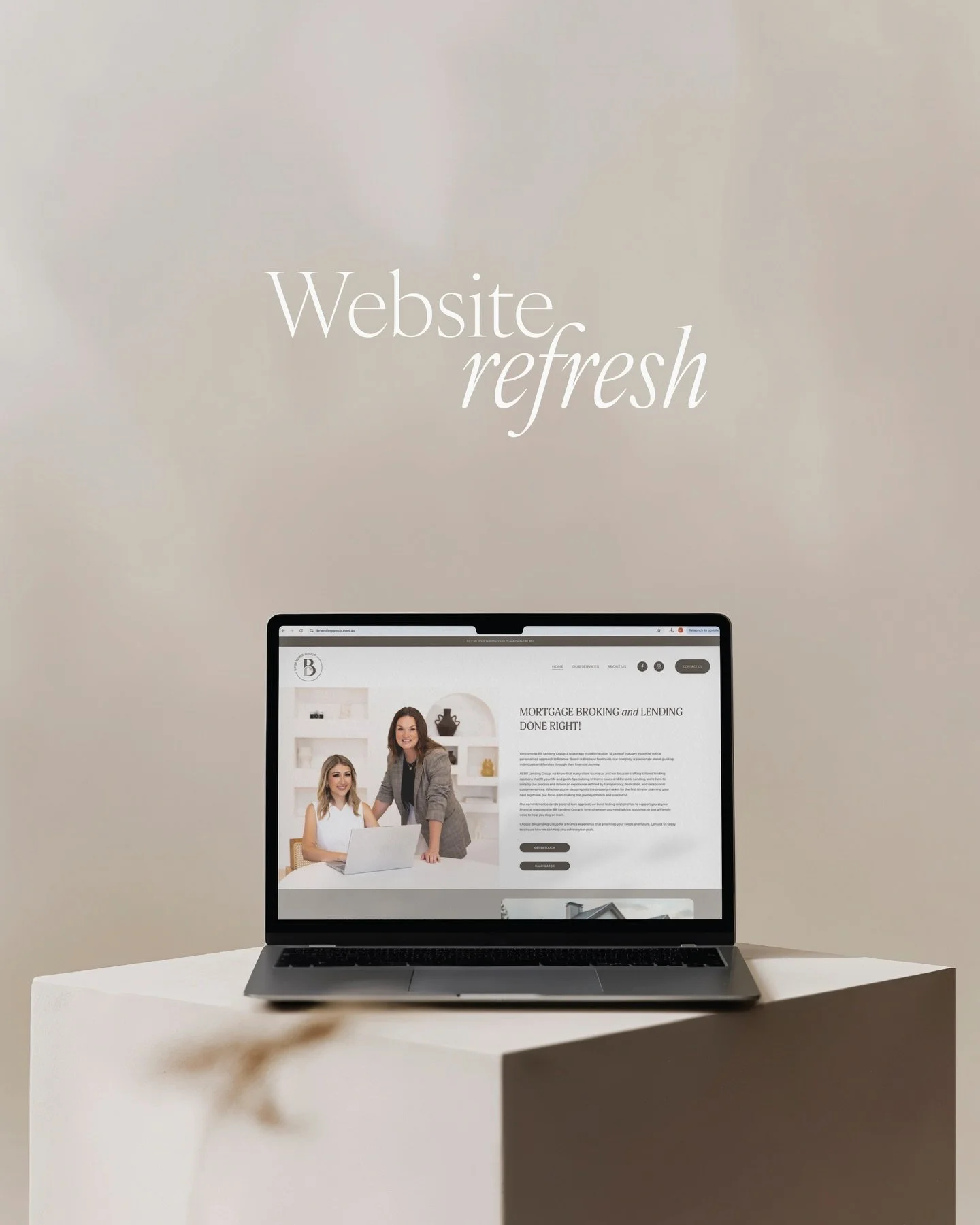 A fresh new look for @brlendinggroup ✨

We introduced a refined colour palette, elevated their imagery, and refreshed their website to bring greater clarity, warmth and professionalism to their brand.

A subtle evolution, with a big impact.

@becstoo