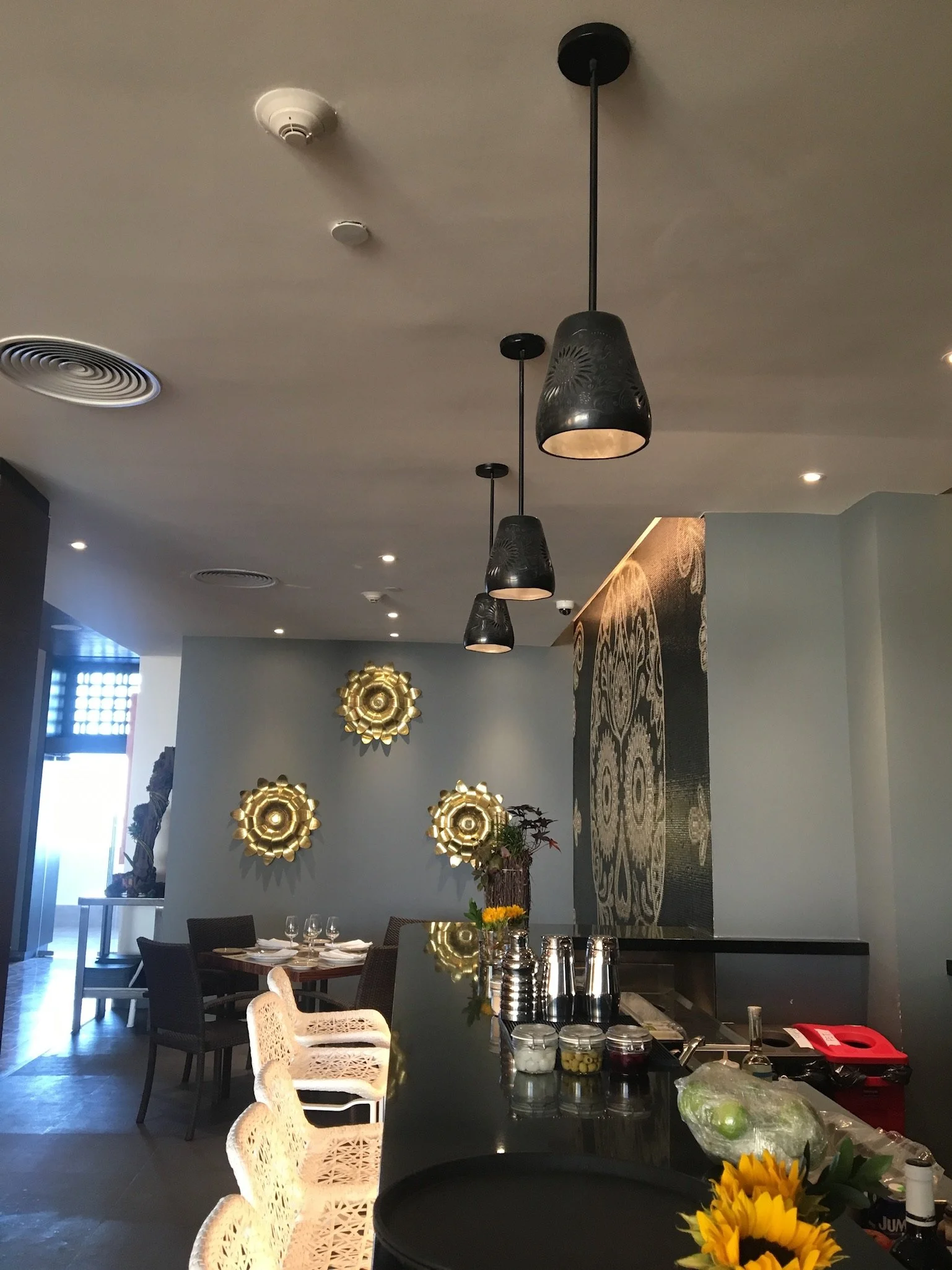 Luminaria de barro negro .JPG