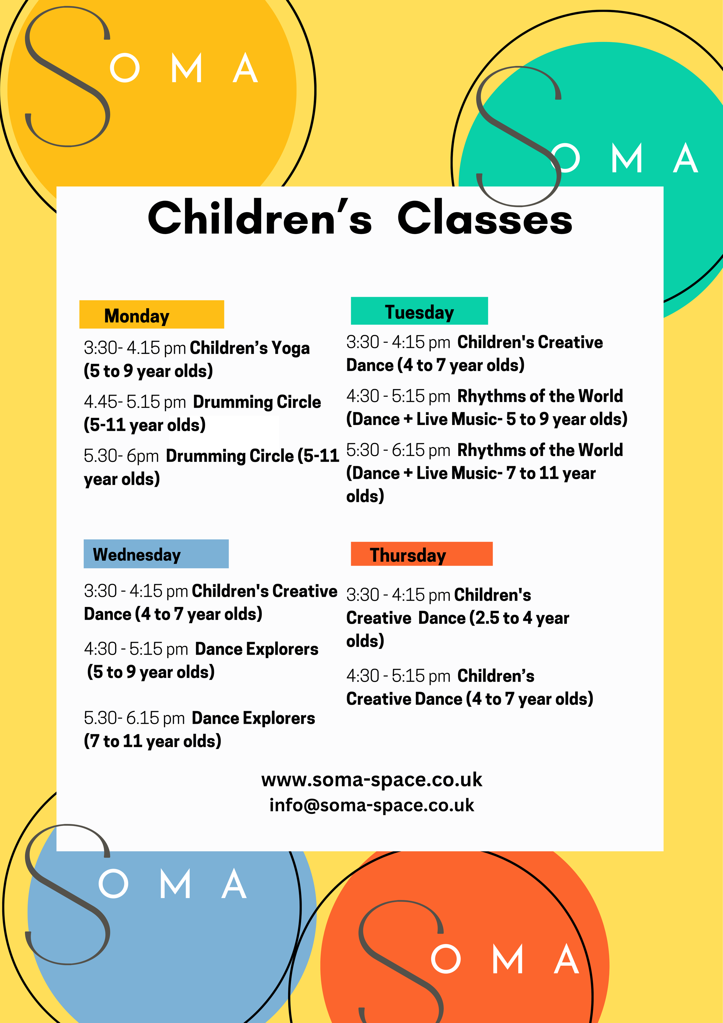 Adult & Children's Dance — SOMA SPACE