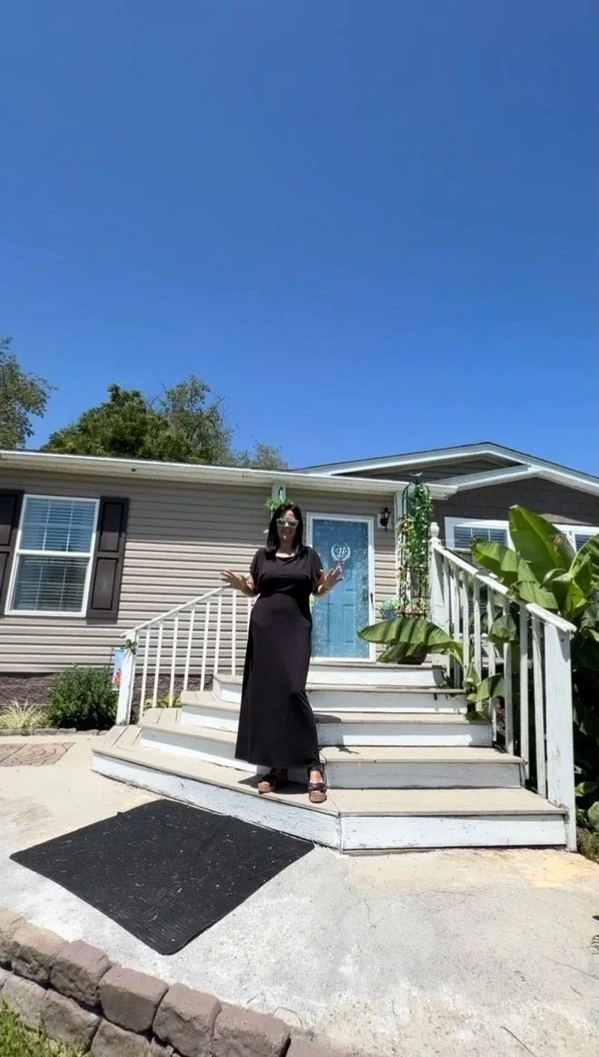 Amanda Marr, A Johnson City Real Estate Agent giving a tour of a Bristol Virginia Home that she has listed