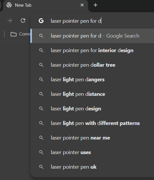 Laser pointer pen for Dogs?