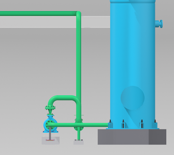 Pump Discharge Piping — Piping Stress