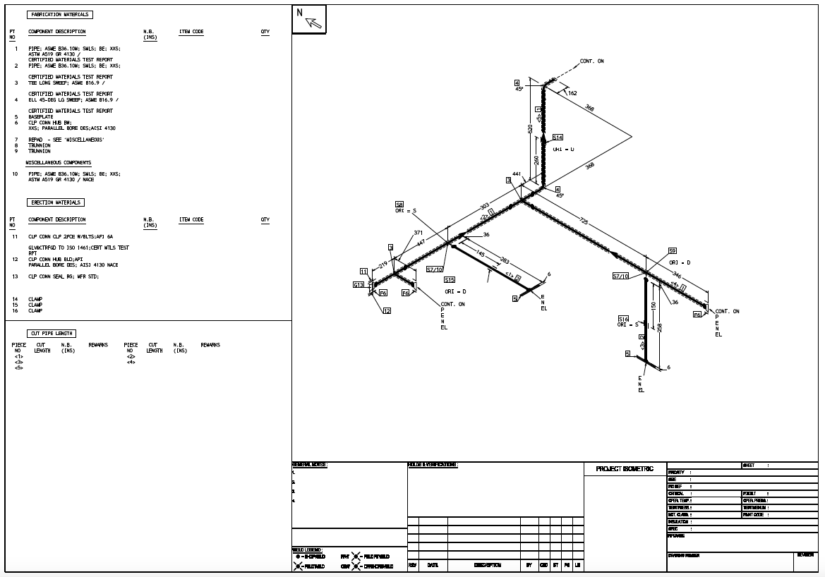 Comprehensive Guide To Piping Isometric Drawings In Industrial Projects 