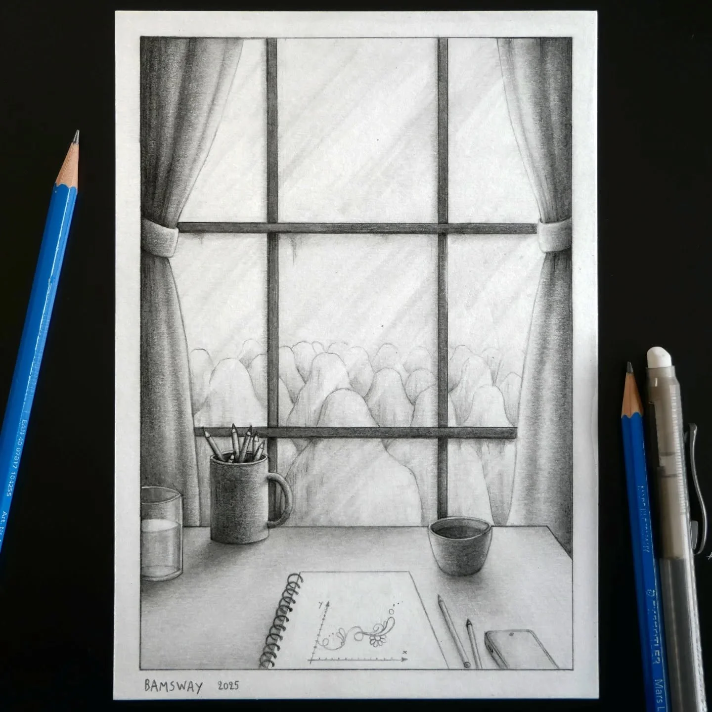POV 📒✍️

This drawing was some good practice for my pencil shading skills :)

How do you think it turned out?

Also, what thoughts does the drawing stir up in you?

- Bam