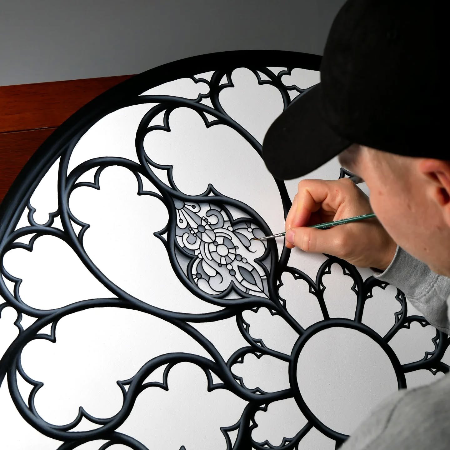 Work in progress! 🖼️🖌️🎨 Been pouring my time into this painting these last few weeks. still a loooong way to go, but I couldn&rsquo;t resist sharing a little sneak peek of how it&rsquo;s coming along 🙂
.
.
#workinprogress #workinprogressart #wip 