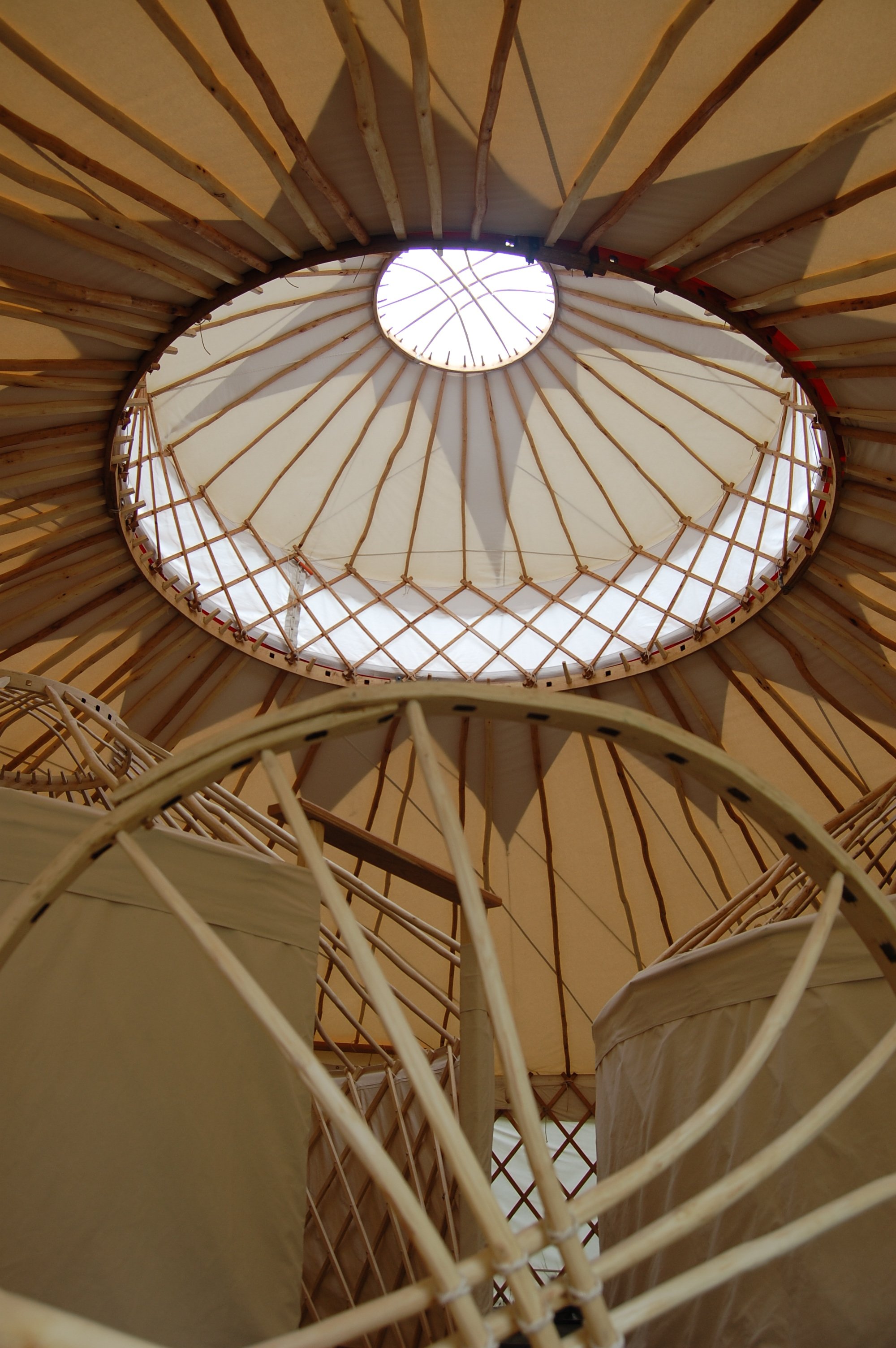 Textiles production requires yurts to be set up within yurts.