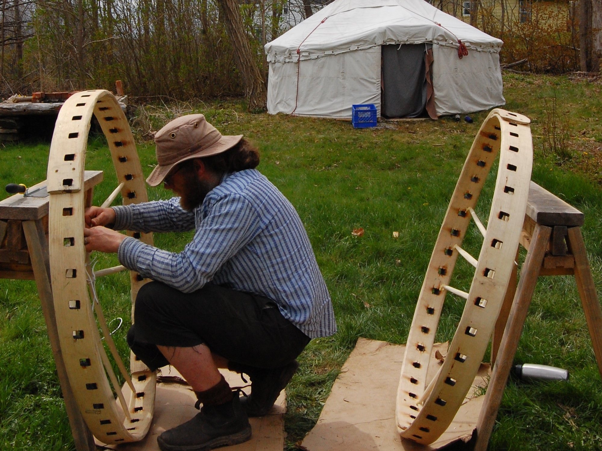 Our yurts do not use complicated fixtures and fittings.