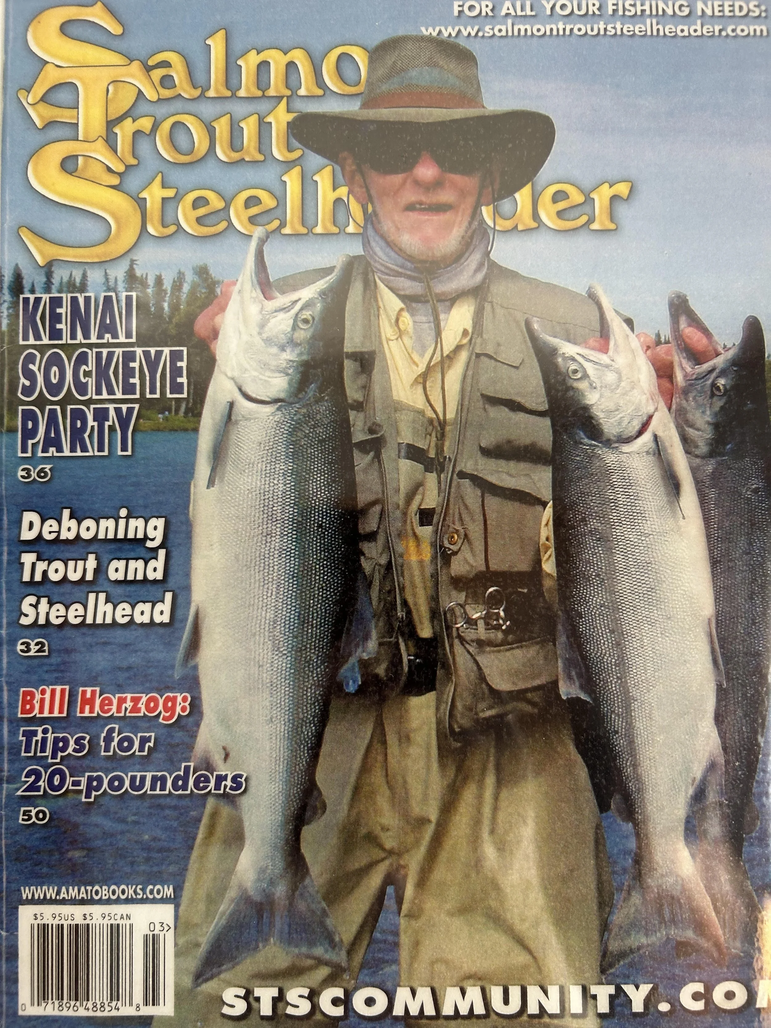 The Author. Wally had numerous publications in Fishing Magazines.