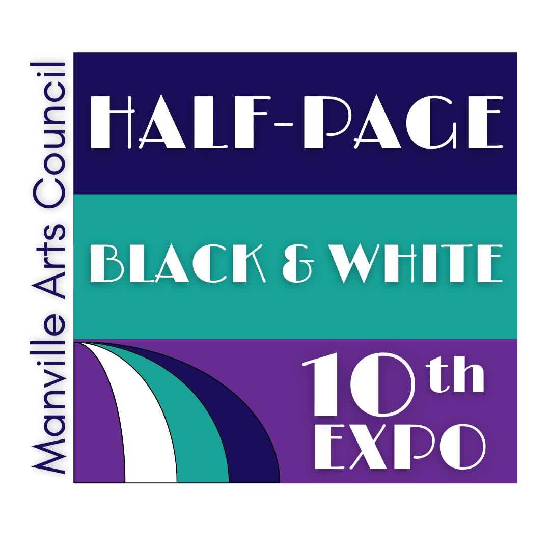 10th Annual Art Expo Half-Page Black & White Ad