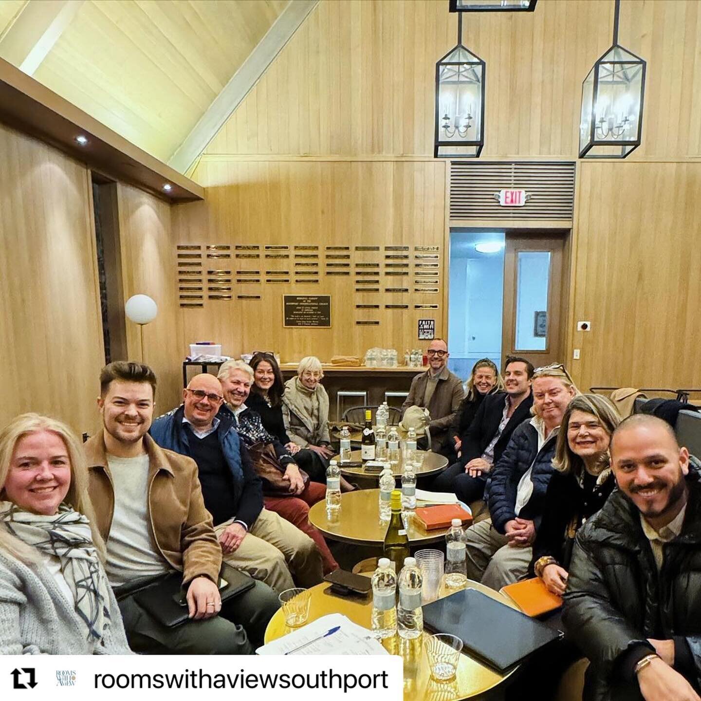 Honored as always to be part of this amazing organization.
@roomswithaviewsouthport #repost 

・・・
Greetings everyone - It&rsquo;s that time of year again!

Last night members of the 2024 Design Advisory Board met in the Hadley to kick off the plannin