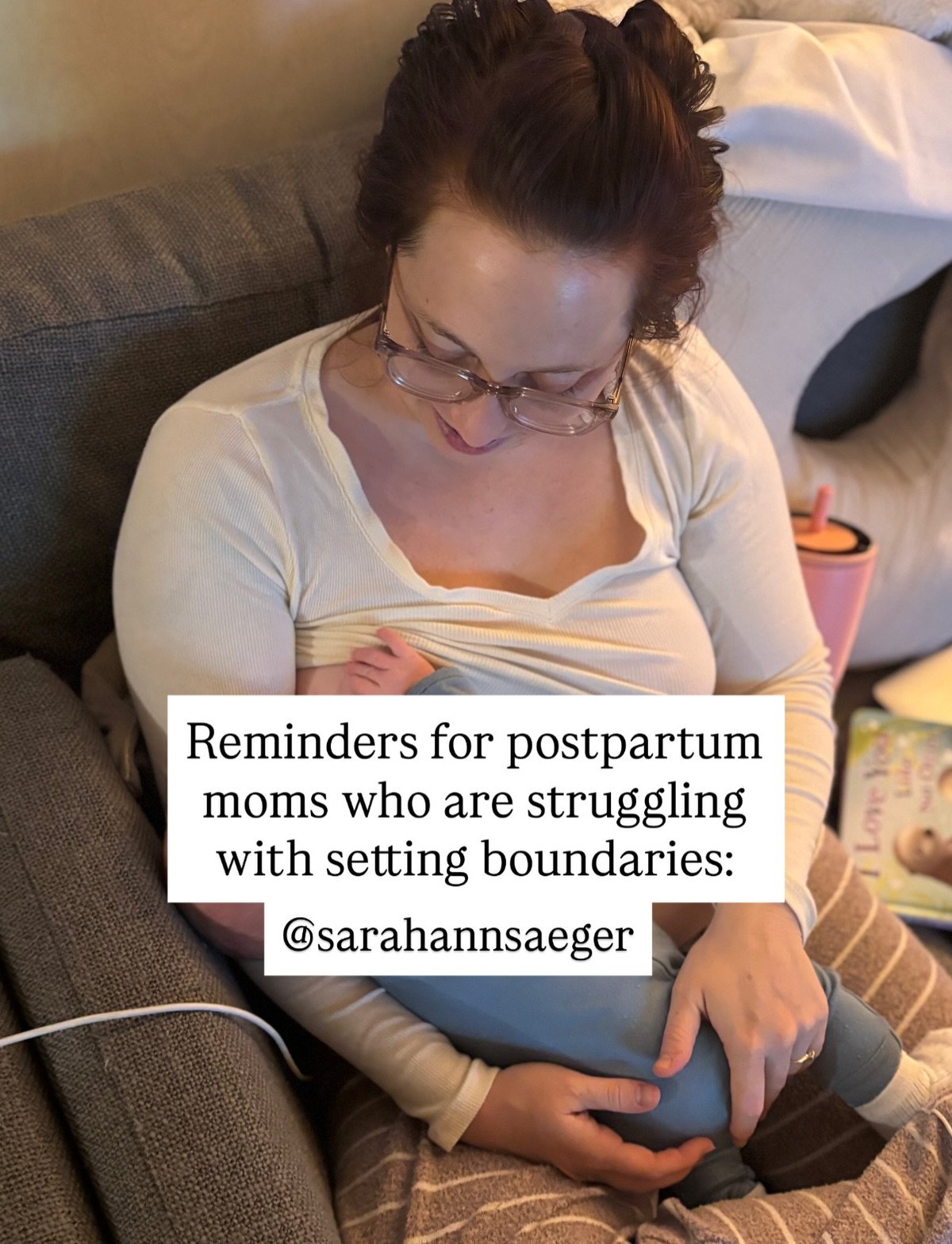 You don't need anyone's approval or permission to set postpartum &amp; parenting boundaries. Your needs &amp; capacity matters, especially in this season of life 🩷
.
.
🫶Comment HEIRLOOM to get a link to my free Substack journal (posts every Sunday)