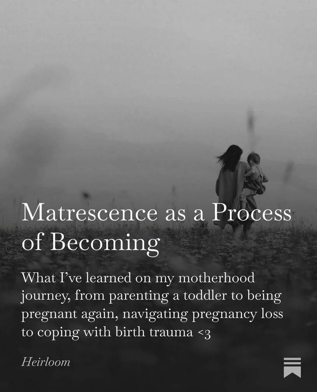 I'm talking about matrescence as a process of becoming on Substack today ✨Comment BECOMING for the link &amp; let me know what motherhood is inviting you to become in this current season in the comments!
.
#matrescence
#motherhoodjourney
#motherhoodr