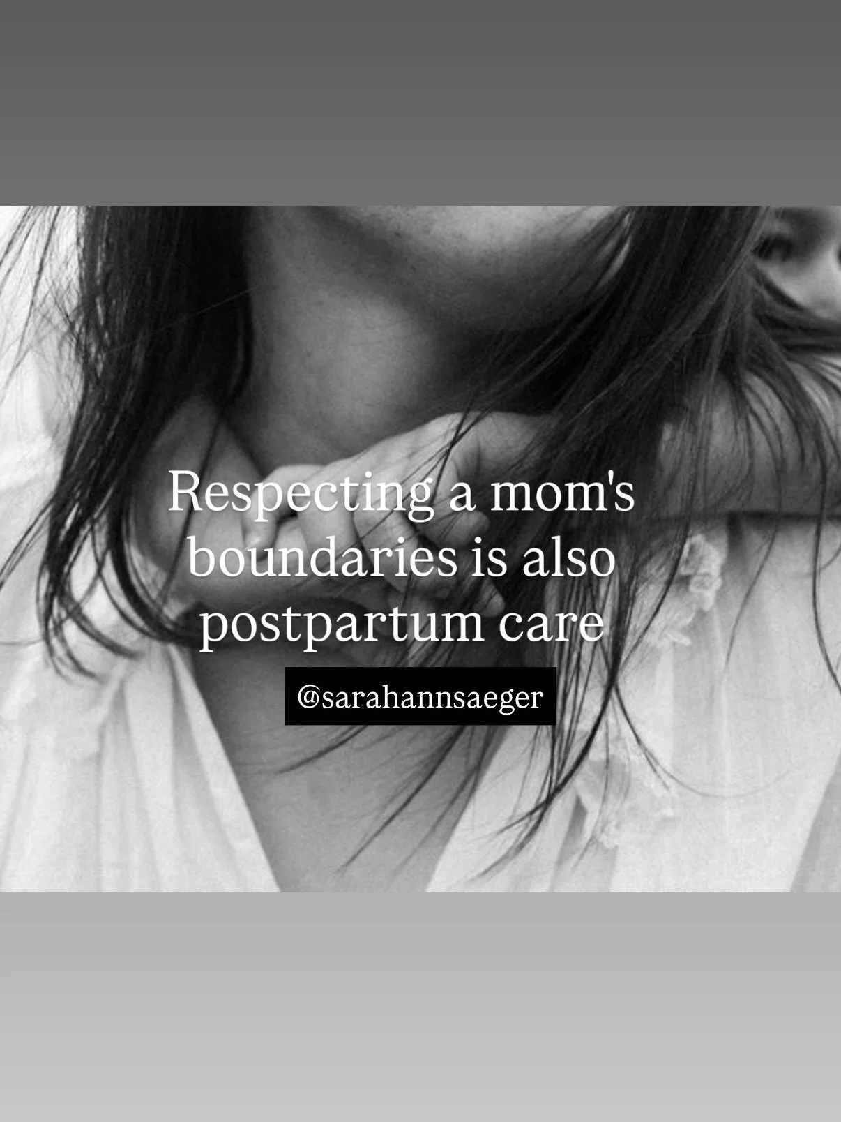 What was the postpartum care you really needed? Let me know in the comments.

Follow for more matrescence, cycle breaking, &amp; postpartum content from a licensed therapist, doula, author, &amp; mom who helps moms heal attachment wounds &amp; trust 