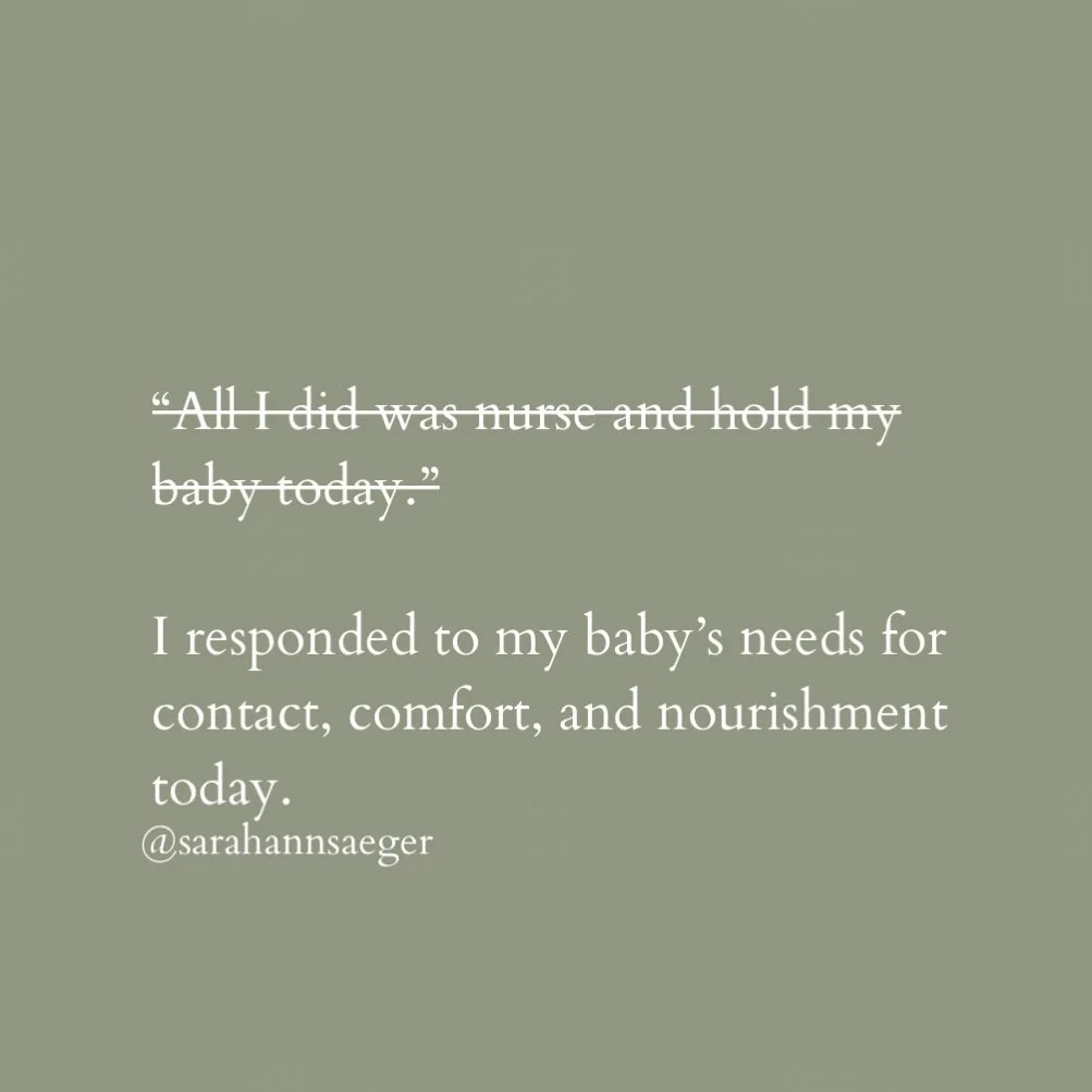 "All I did was nurse and hold my baby" is actually everything mama &hearts;️
.
#breastfeedingmama 
#breastfeedingmom
#attachmentparenting 
#consciousmotherhood
#gentleparent