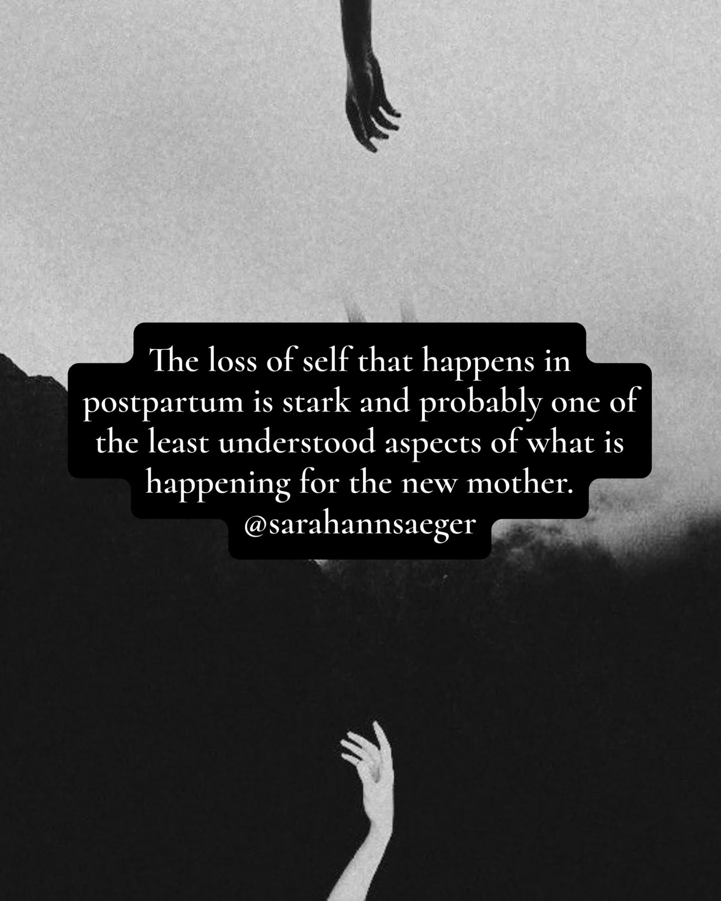 How are you experiencing this loss of self?
.
.
Follow for reflections &amp; tips from a therapist, doula, author, &amp; mother who helps women heal attachment wounds &amp; trust their attachment instincts (even when the village doesn't get it).
.
#p