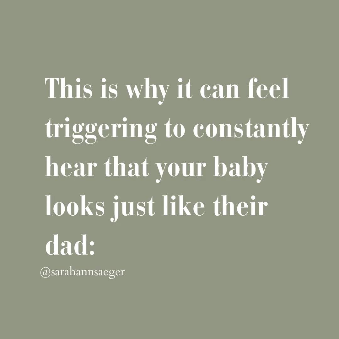 We're talking about it on Substack! Comment LOOKS for the article where I dive into 3 reasons why these comments occur &amp; how to deal when it gets a littleeeee excessive. 🌱
.
Follow for reflections &amp; tips from a therapist, doula, author, &amp