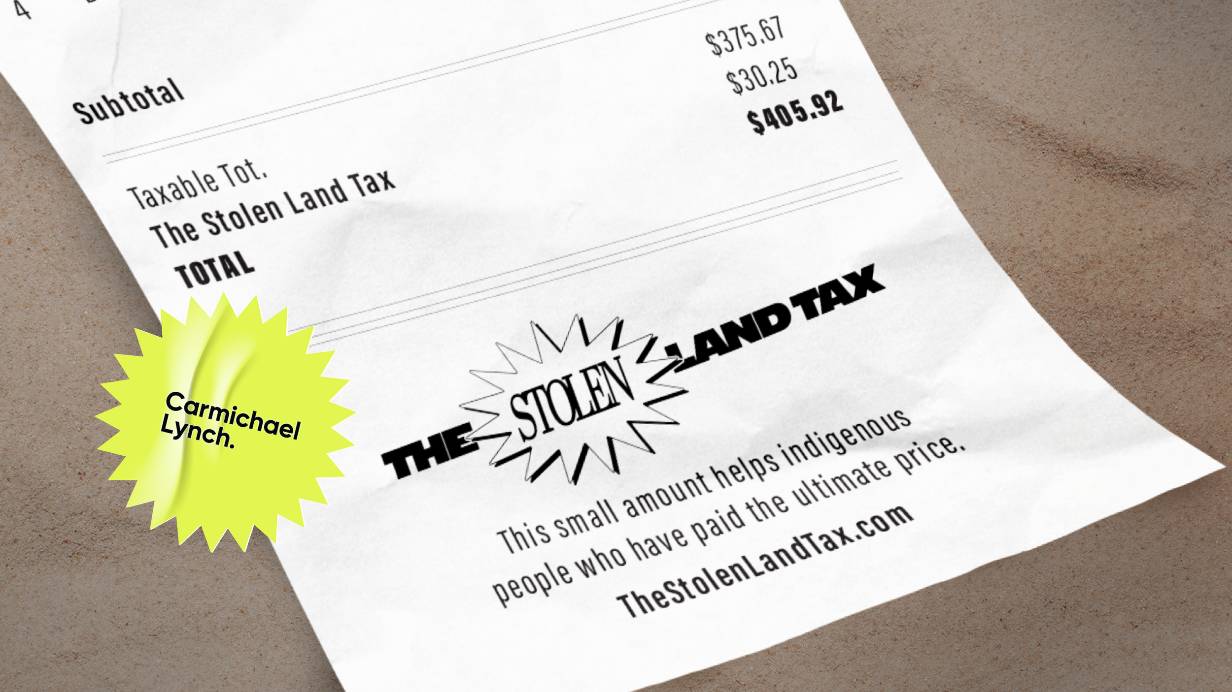 The Stolen Land Tax by REI