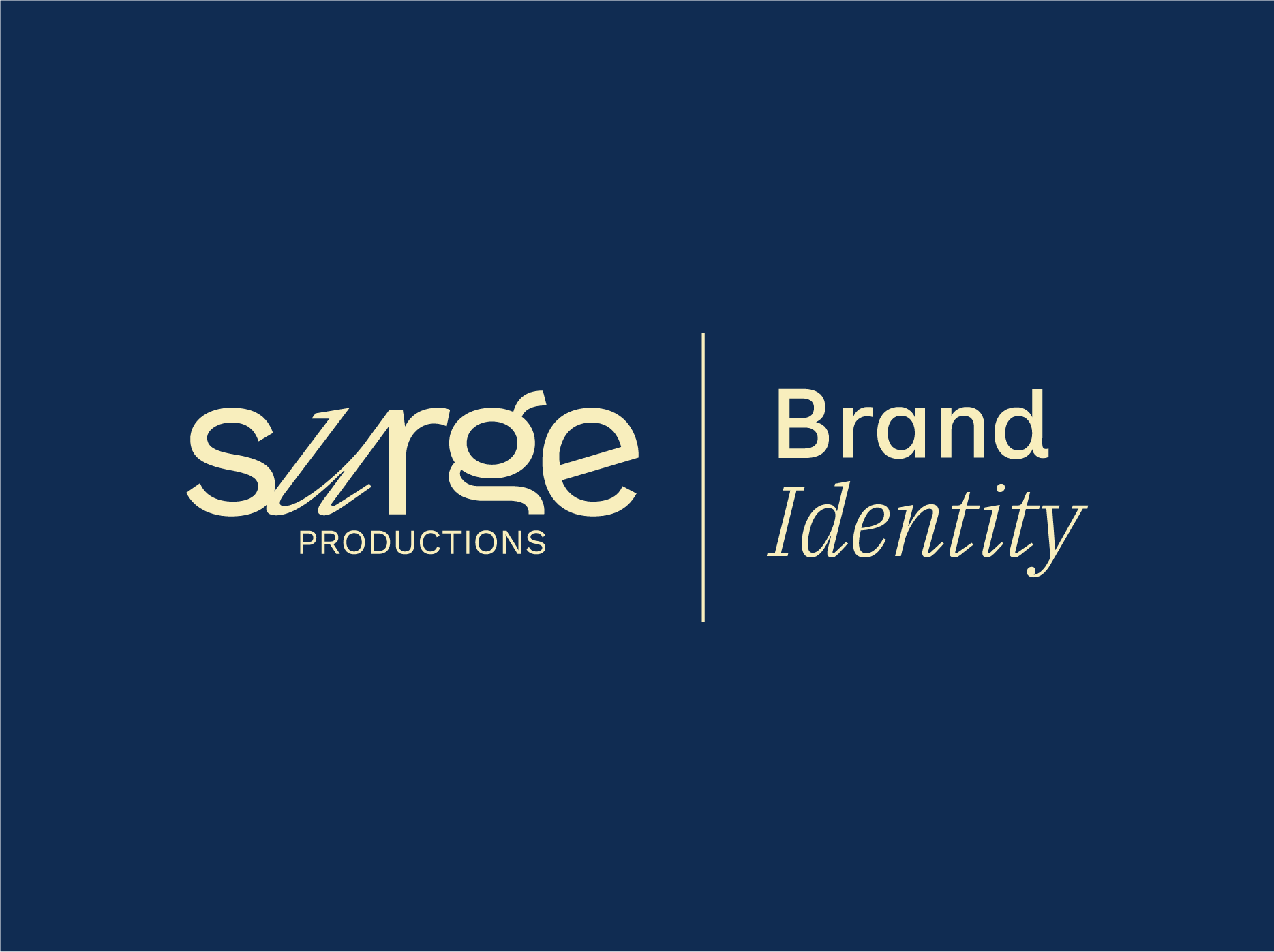 Surge Productions - Brand Identity