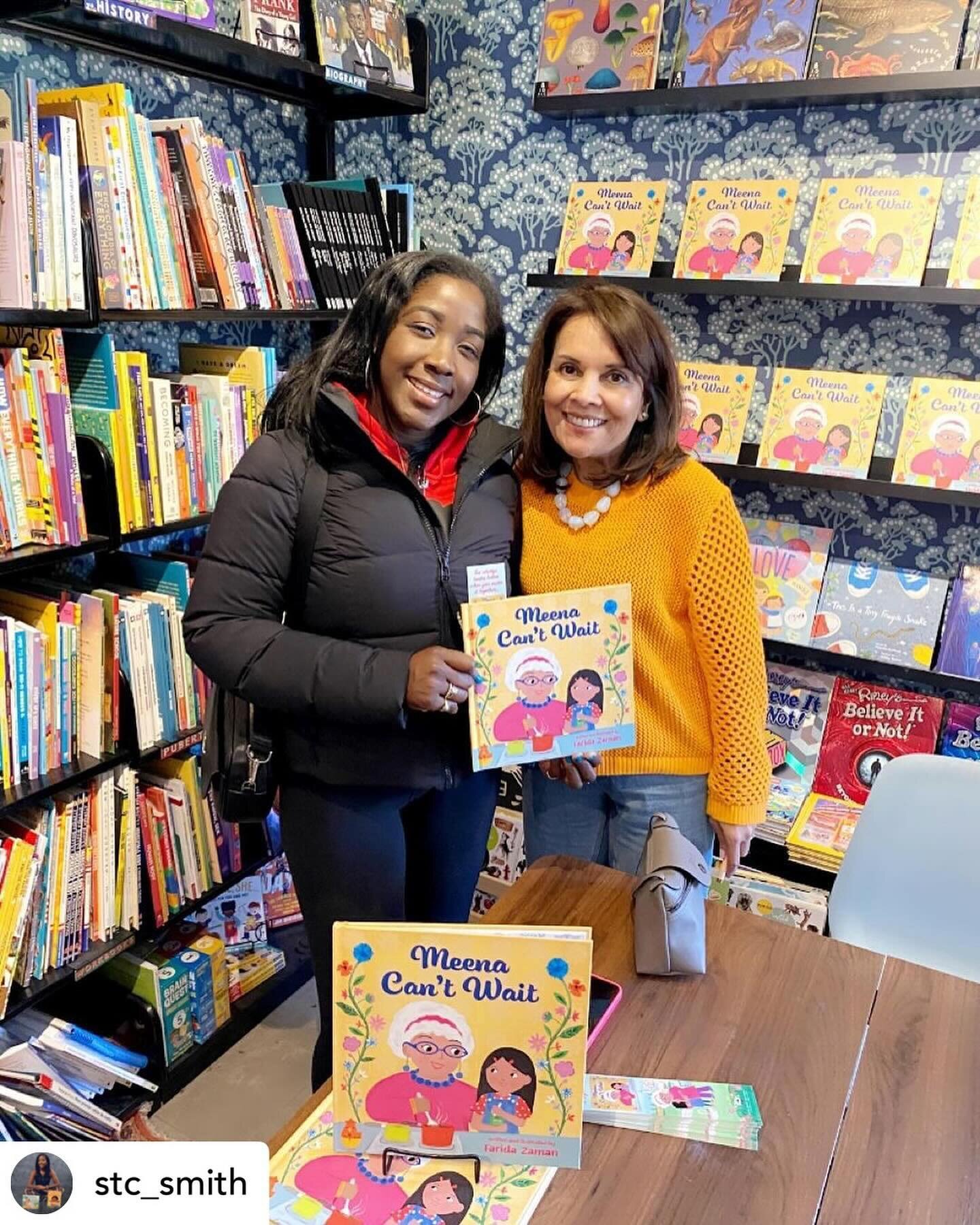 Sharing this lovely post by my author friend @stc_smith 
Thank you for being part of the celebration for the arrival of Meena Can&rsquo;t Wait! 🙏🏽💕💕
.
.
.
 ***BOOK LAUNCH*** Yesterday, I attended the book launch for MEENA CAN&rsquo;T WAIT by auth