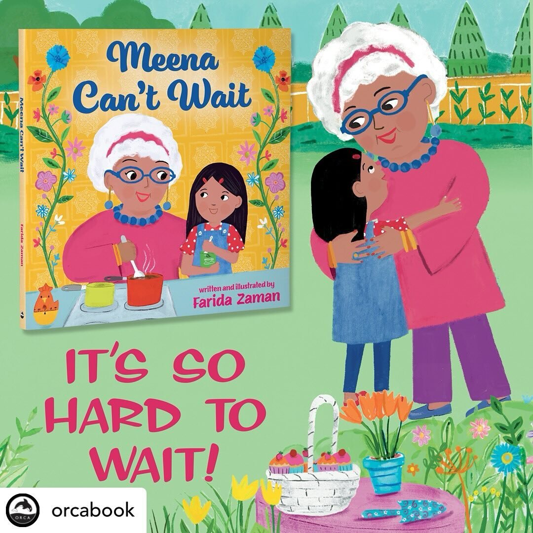 @orcabook When Meena gets to her nanu&rsquo;s house, she&rsquo;s ready to get started on their tea party...but her nanu tells her it&rsquo;s not time yet!

Today they&rsquo;re going to have a very special Bengali tea called doodh cha, and even though