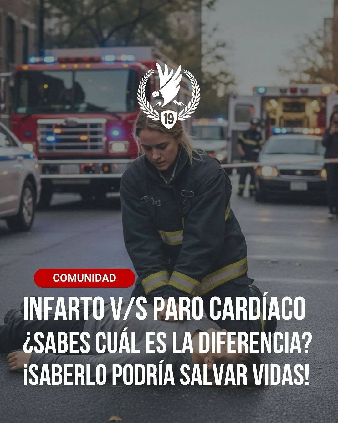 &iquest;Conoces la diferencia entre infarto y paro cardiaco?

Los invitamos a conocer las diferencias y c&oacute;mo identificarlos. Recuerden que salvar vidas es tarea de todos. 🚒 

Atentos a nuestras redes sociales para seguir aprendiendo sobre c&o
