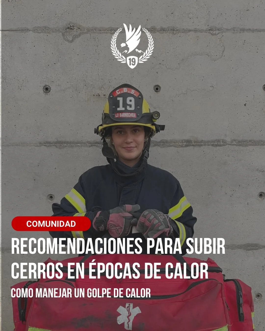 &iquest;Quieres subir cerros, pero no sabes qu&eacute; hacer ante un golpe de calor?

💡 Los invitamos a seguir las siguientes recomendaciones para prevenir  un golpe de calor al momento de realizar senderismo 🥾 

Con responsabilidad y prevenci&oacu