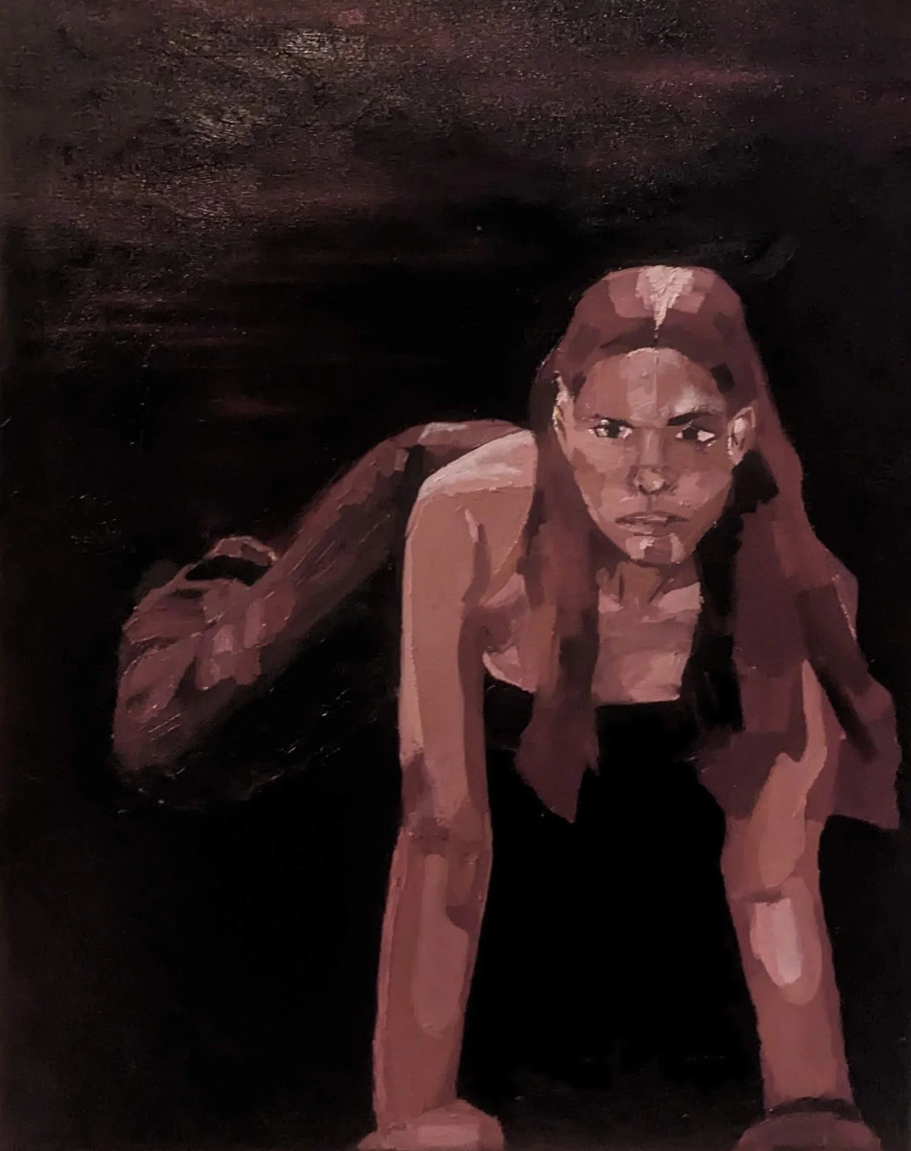 The Great Dark, 2025. Oil on canvas. 20 x 16 in.