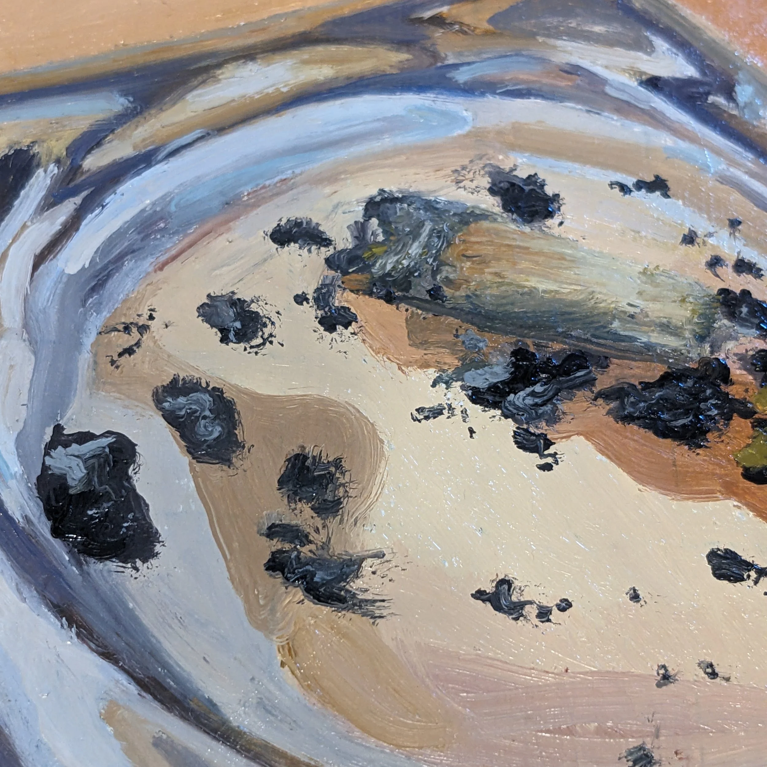 Glass Ash Tray #2. Detail.