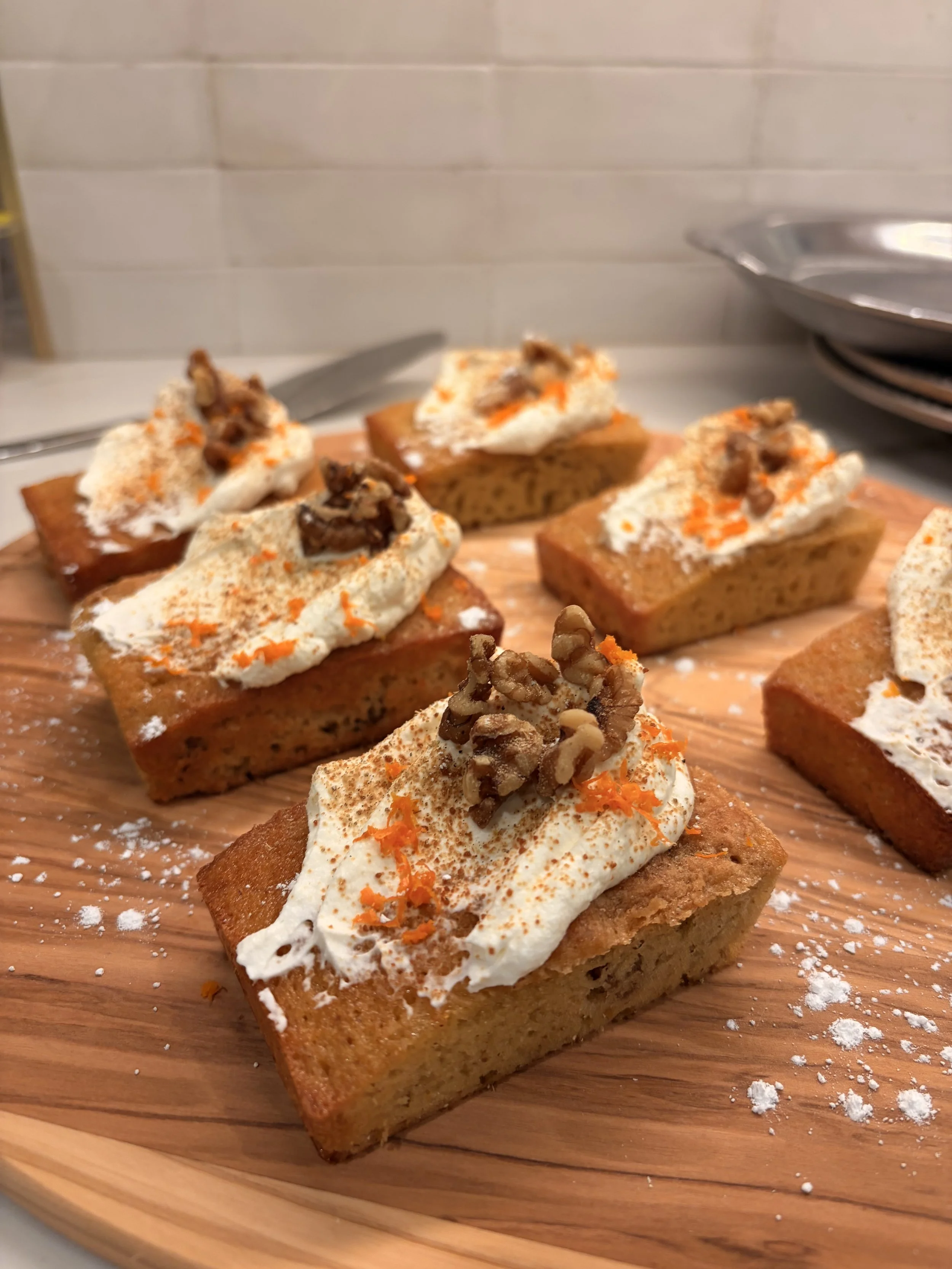 Orange Walnut Olive Oil Cake