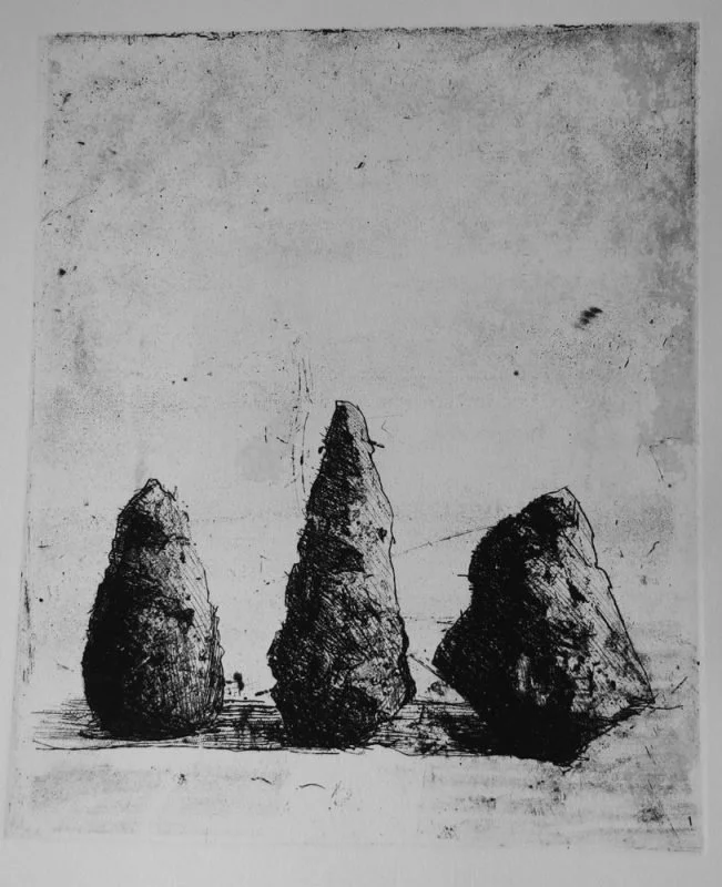 Artwork by Francesco Geronazzo, a printmaking master teaching Experimental Monotype Printmaking Course on proartika.com 