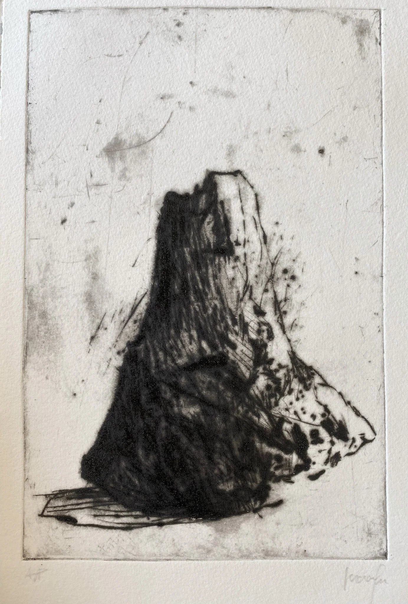 Artwork by Francesco Geronazzo, a printmaking master teaching Experimental Monotype Printmaking Course on proartika.com
