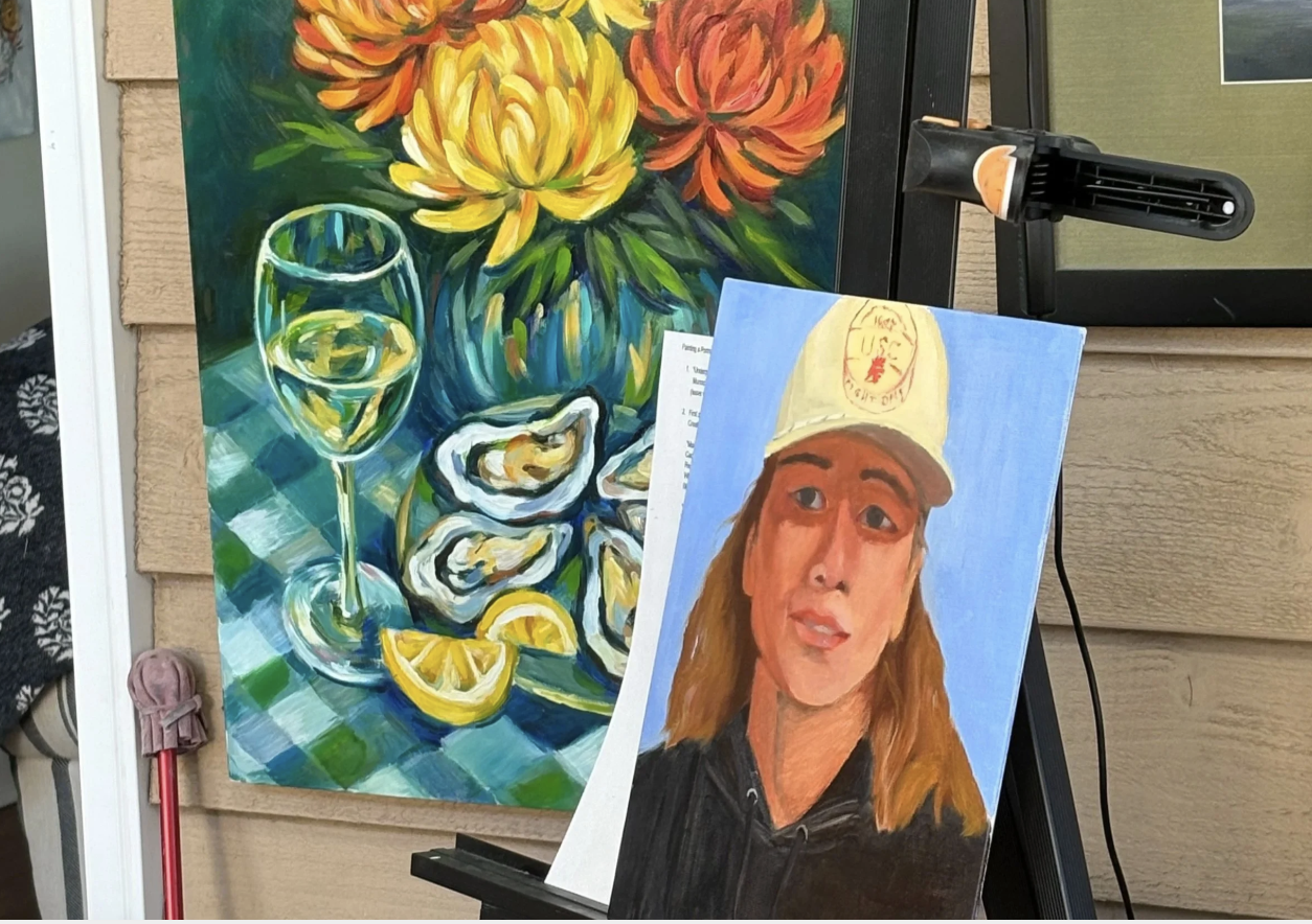 October Guided Painting Studio Begins