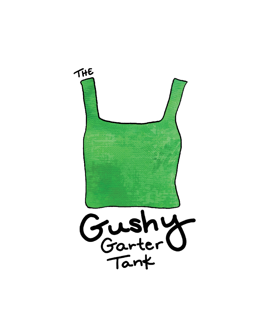 Gushy Garter Tank — Park & Knit