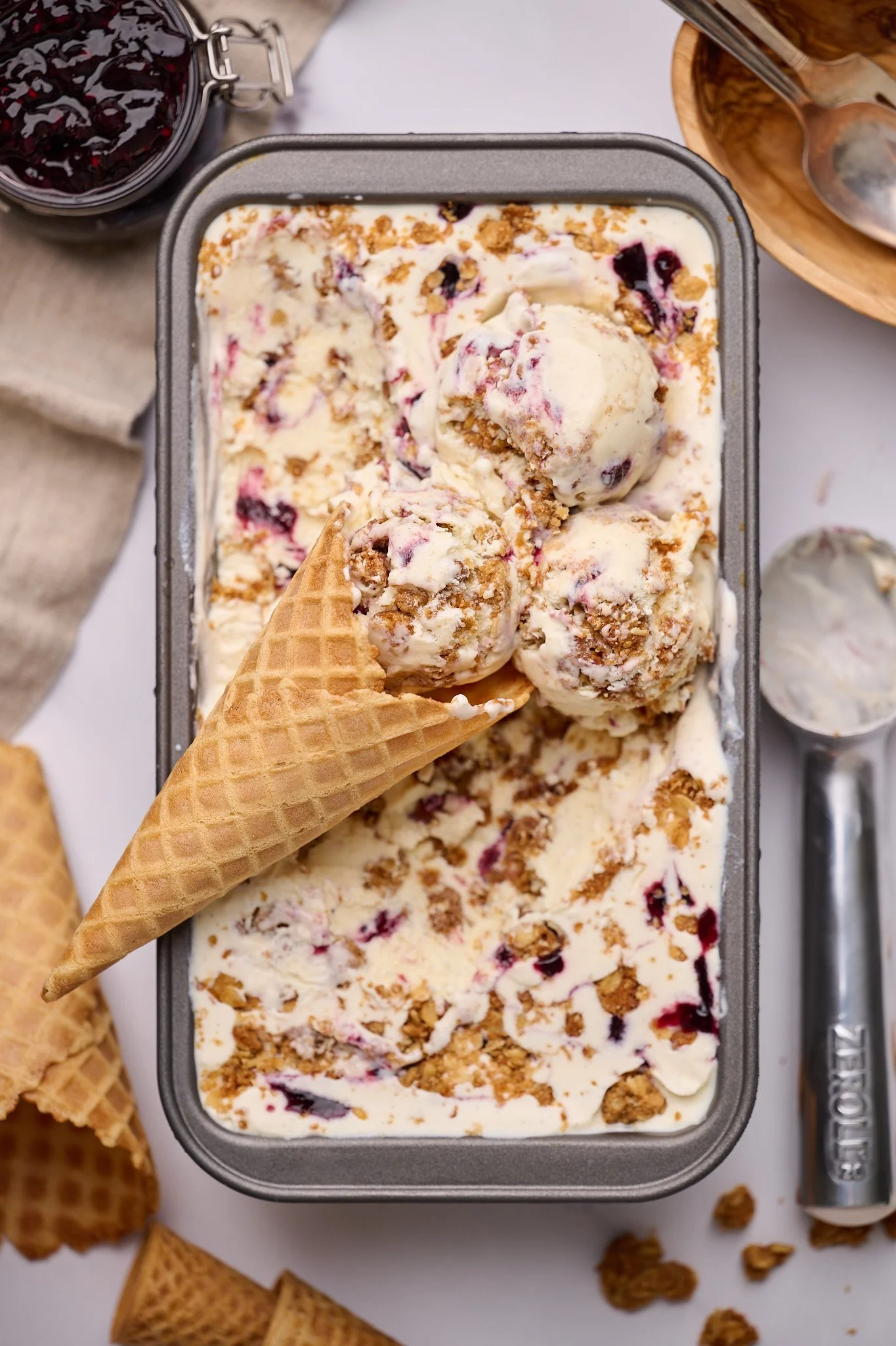 best no churn ice cream recipe berry no churn ice cream cobbler no churn ice cream pie ice cream creamy ice cream vanilla oat crisp