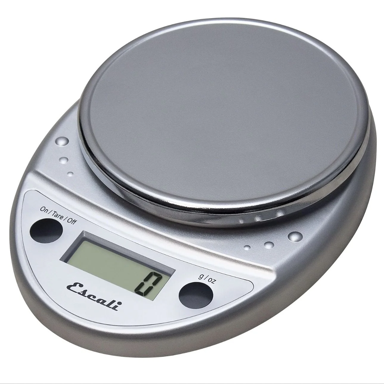 Escali Digital Food Scale in Chrome Color on Amazon