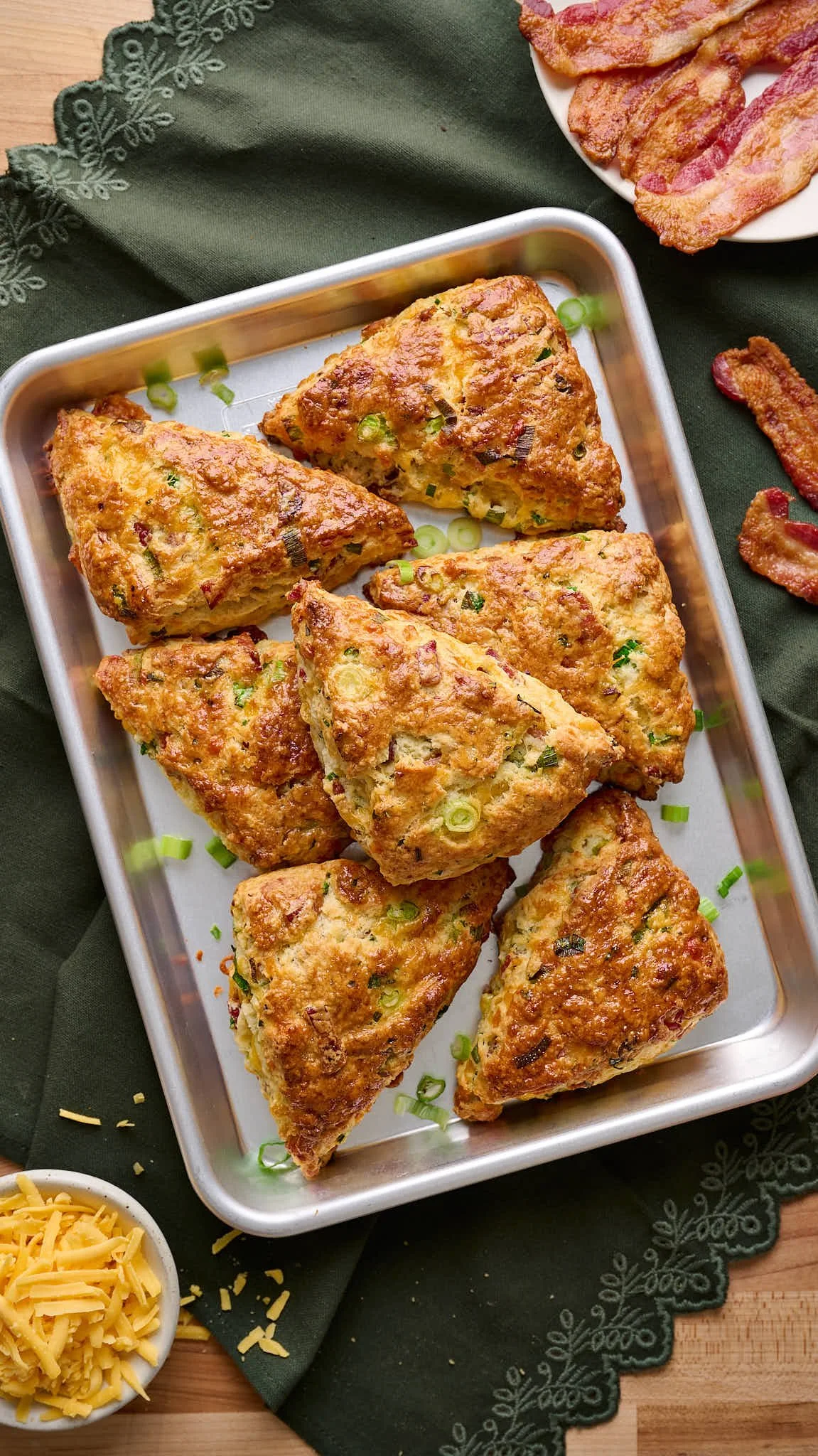 bacon scones savory scones bacon cheddar scones scallion scones best scone recipe sour cream scones fluffy scones not dry scones