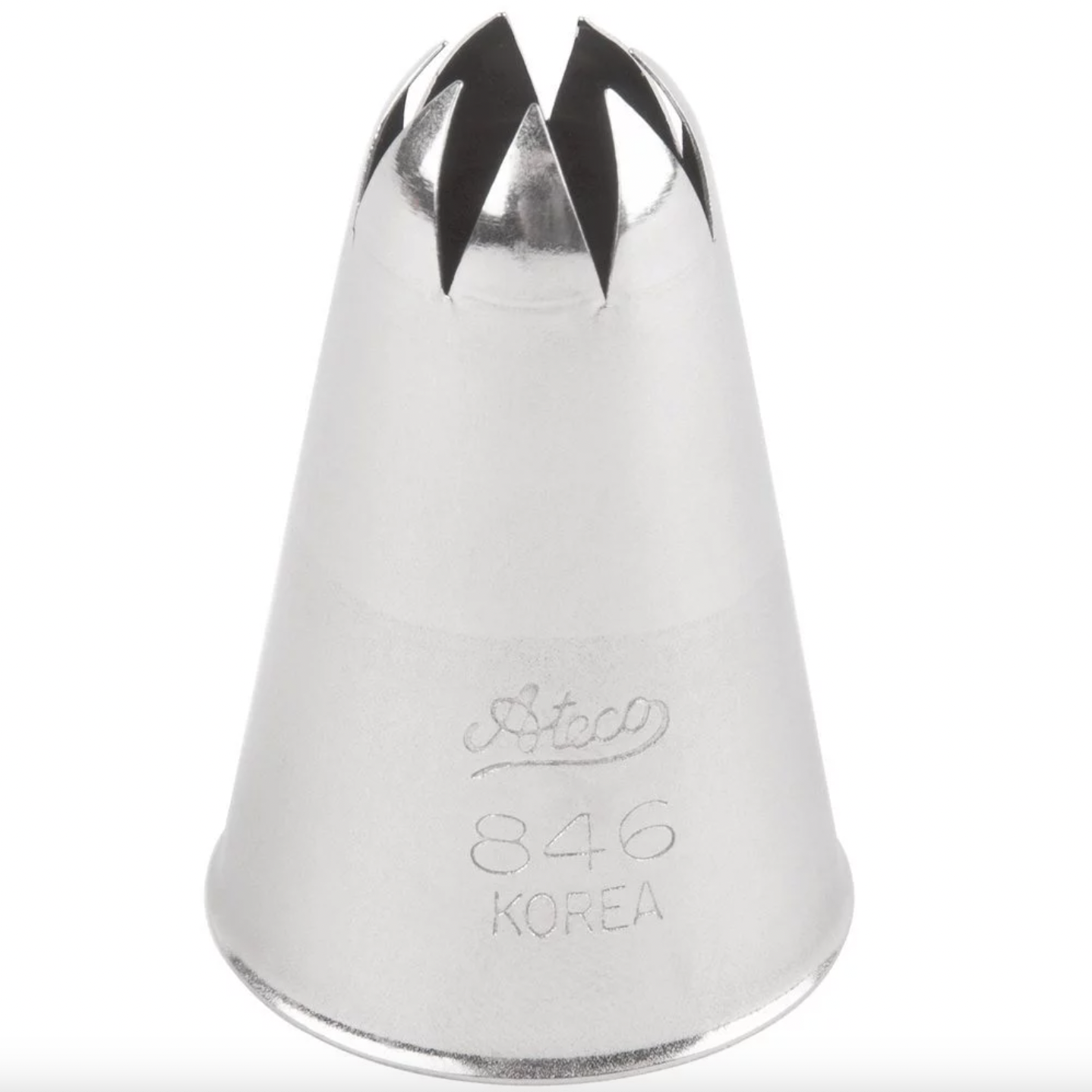 Ateco 846 Closed Star Pastry Tip Stainless Steel Piping Tip Star Pastry Tip