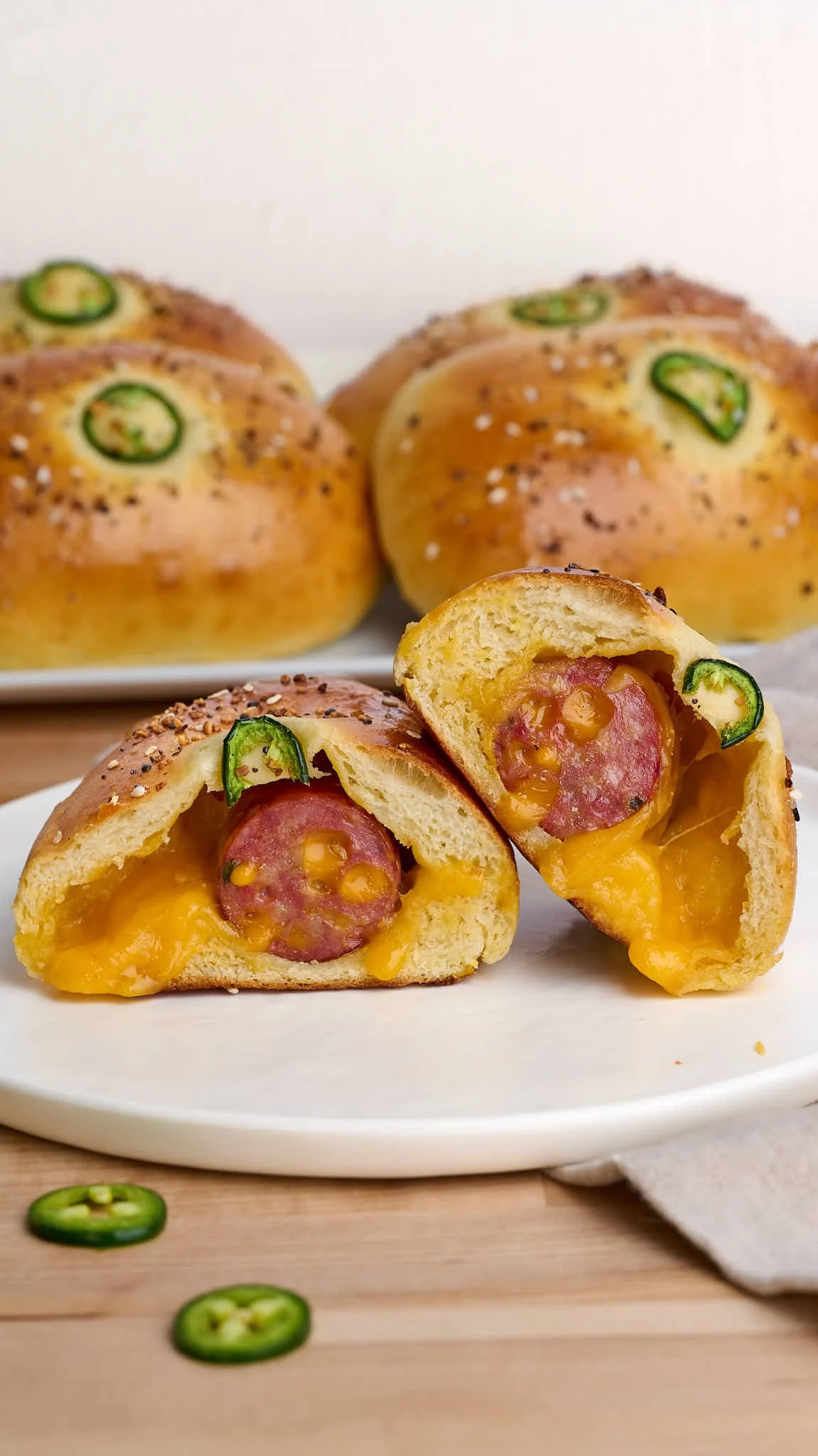 kolaches savory kolaches klobasnek klobasnik klobasniky czech texas baking sausage roll pigs in a blanket jalapeno cheese sausage kolache