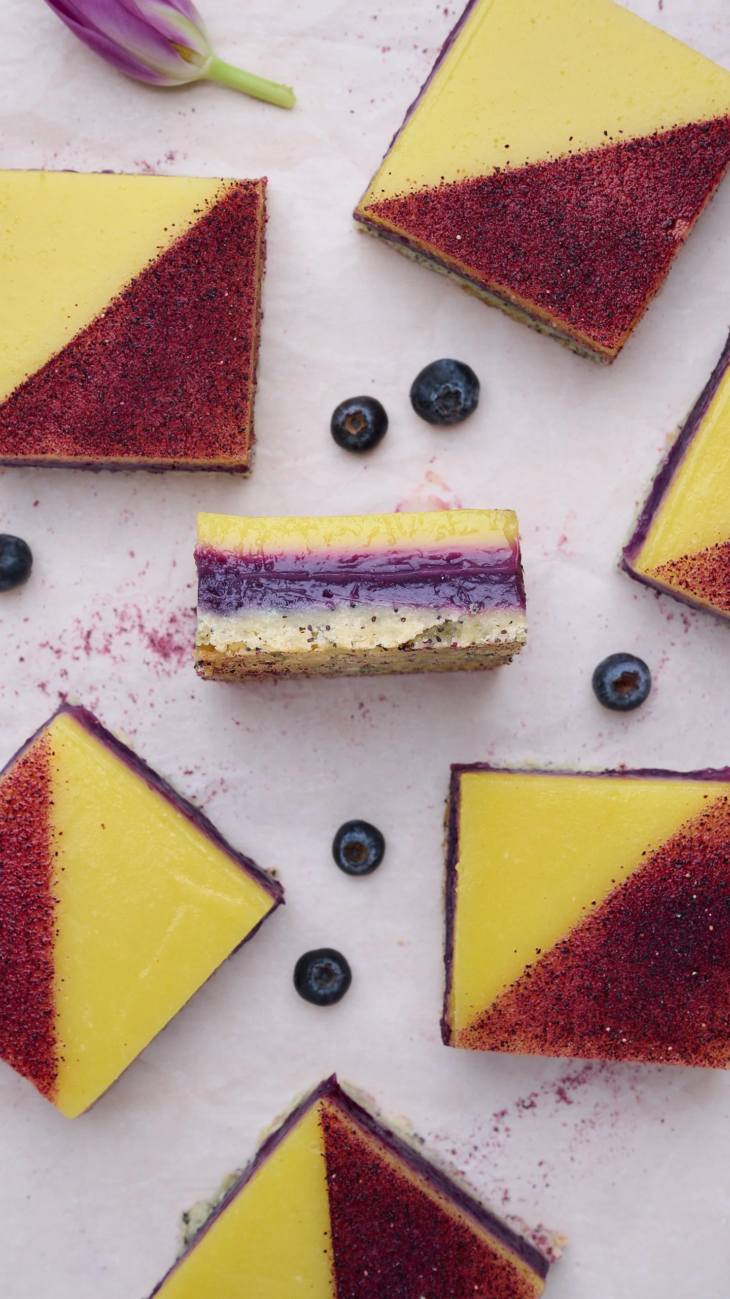 blueberry lemon bars best lemon bars shortbread crust poppyseed shortbread lemon poppyseed lemon blueberry bar spring bars spring baking