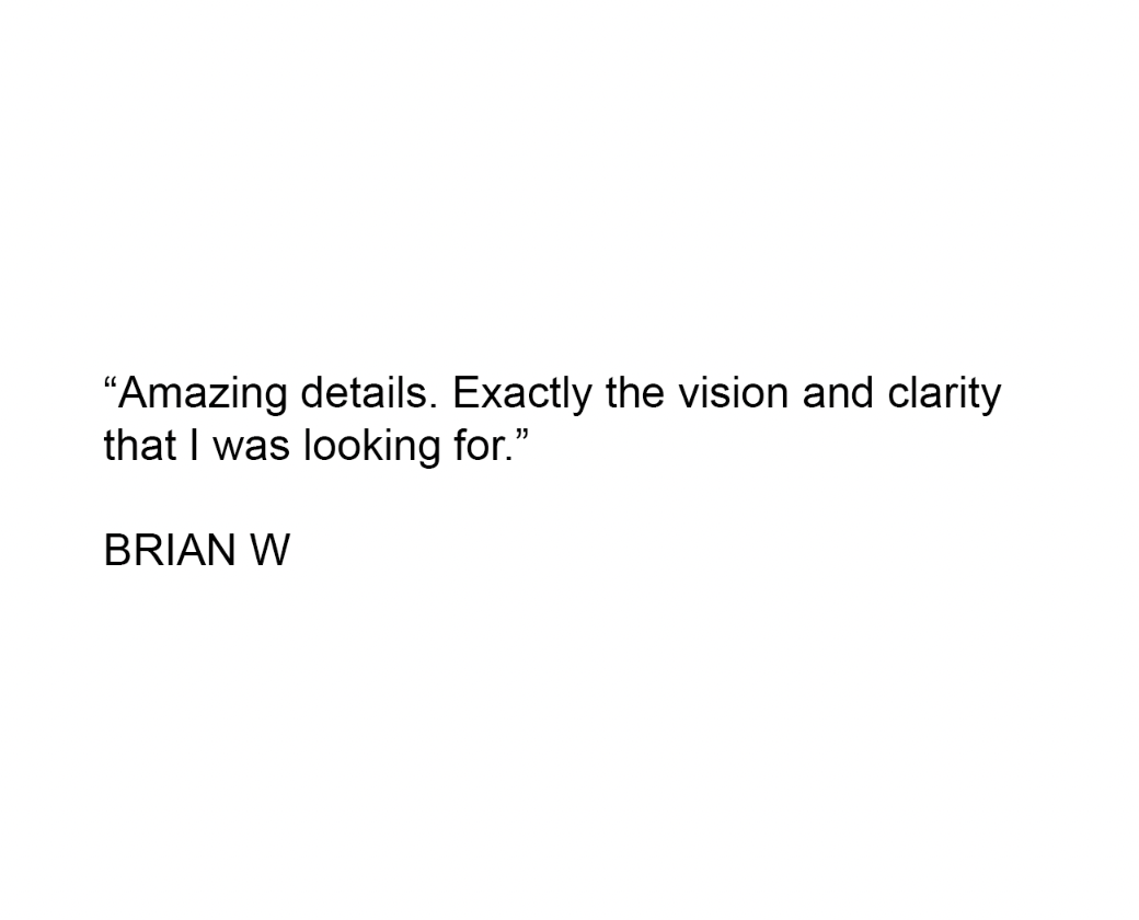 Five star review for interior designer in Miami.