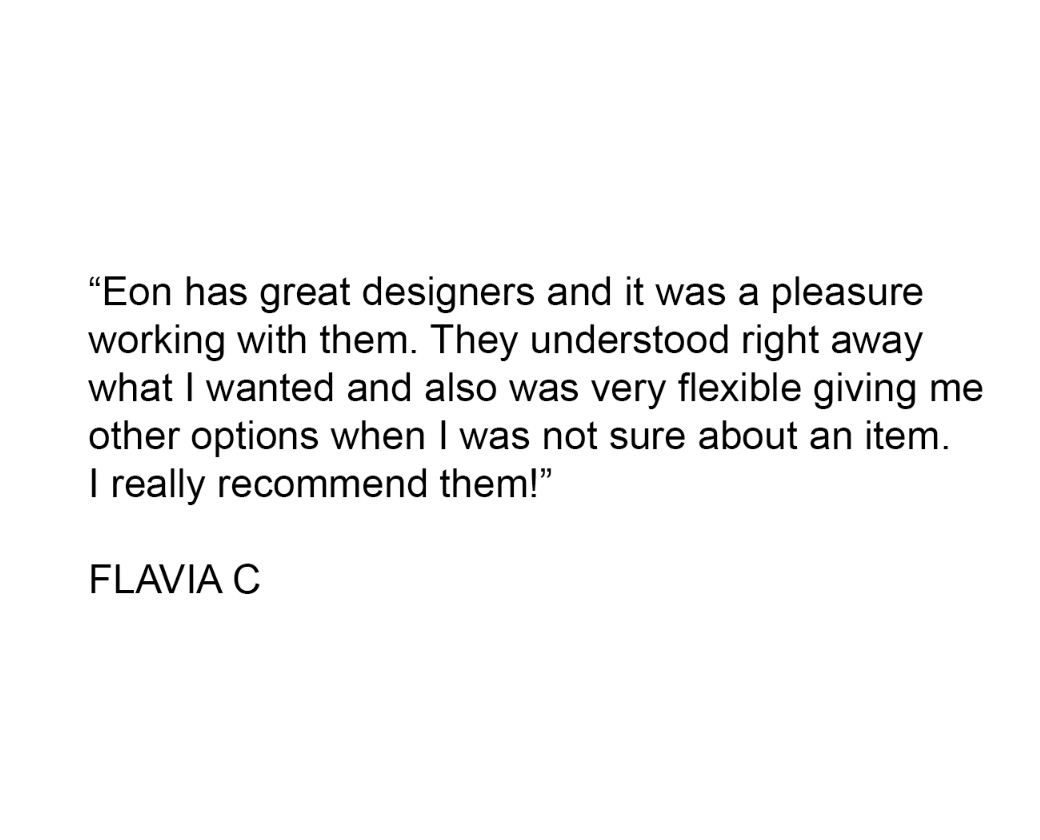 Five star review for interior designer in Miami.