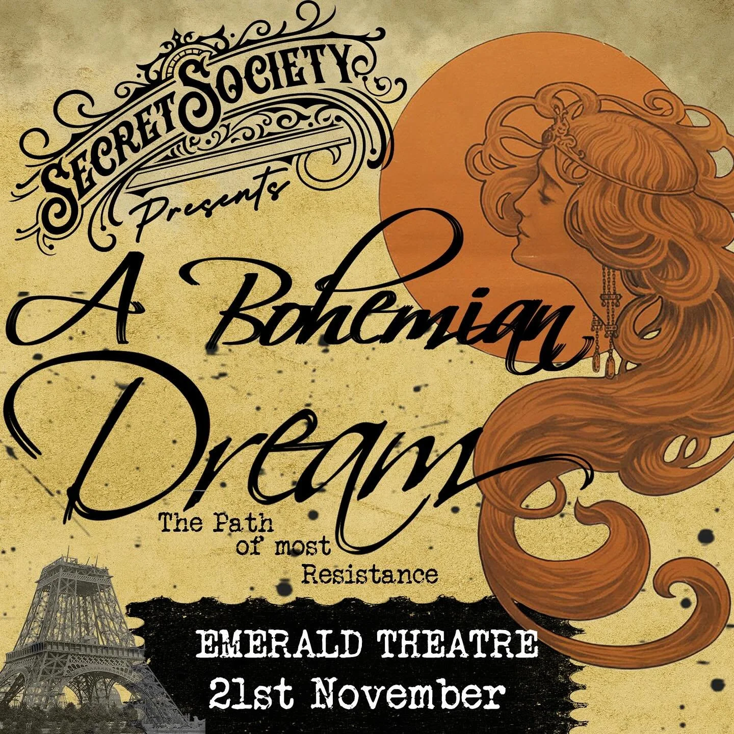 After a fairly challenging year, I am so proud that we as a team are back with our most ambitious show yet and we would love you to be there with us.
✨ A Bohemian Dream – The Path of Most Resistance ✨
One night only at the newly refurbished Em