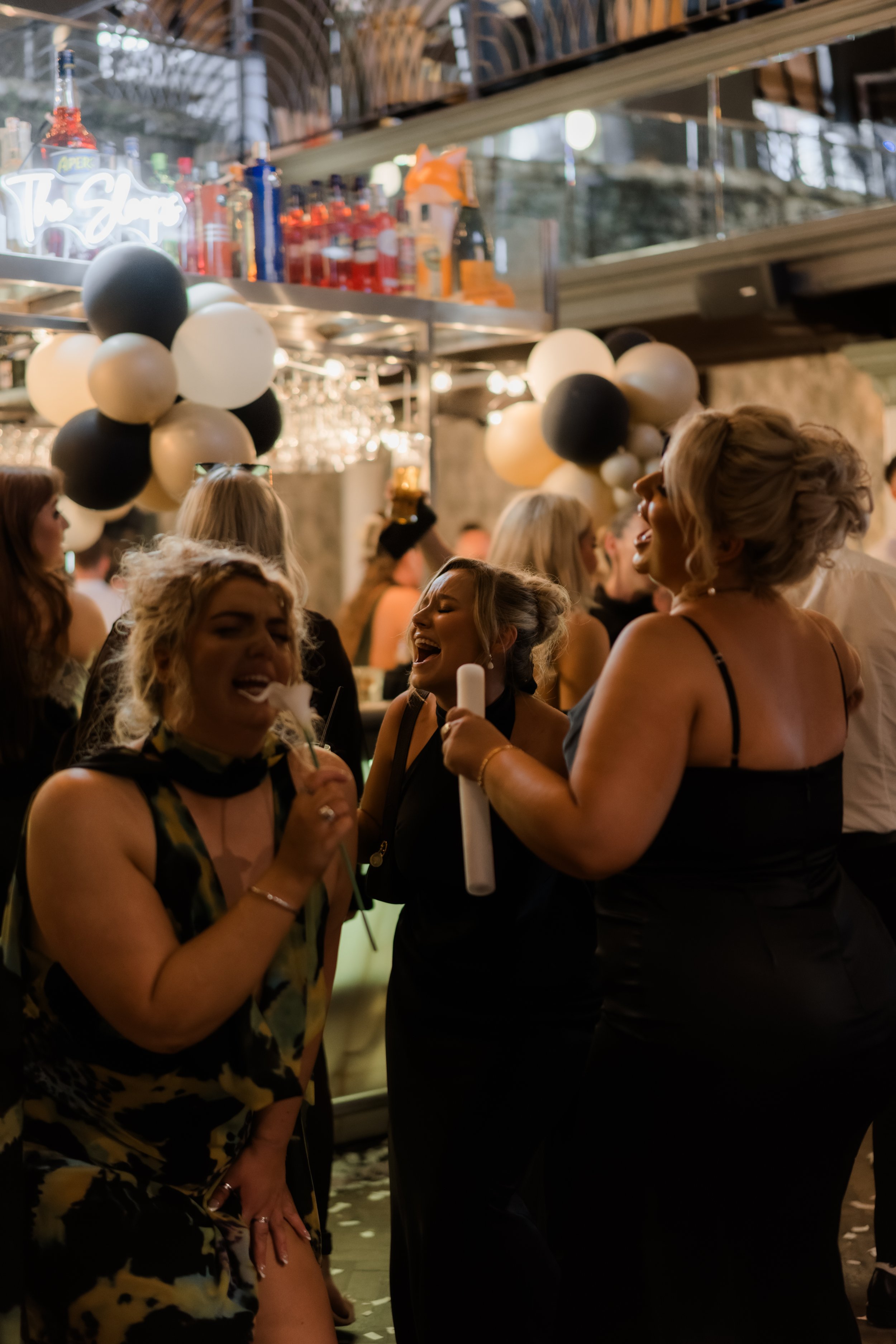 Wedding guests dancing no flash York, North Yorkshire