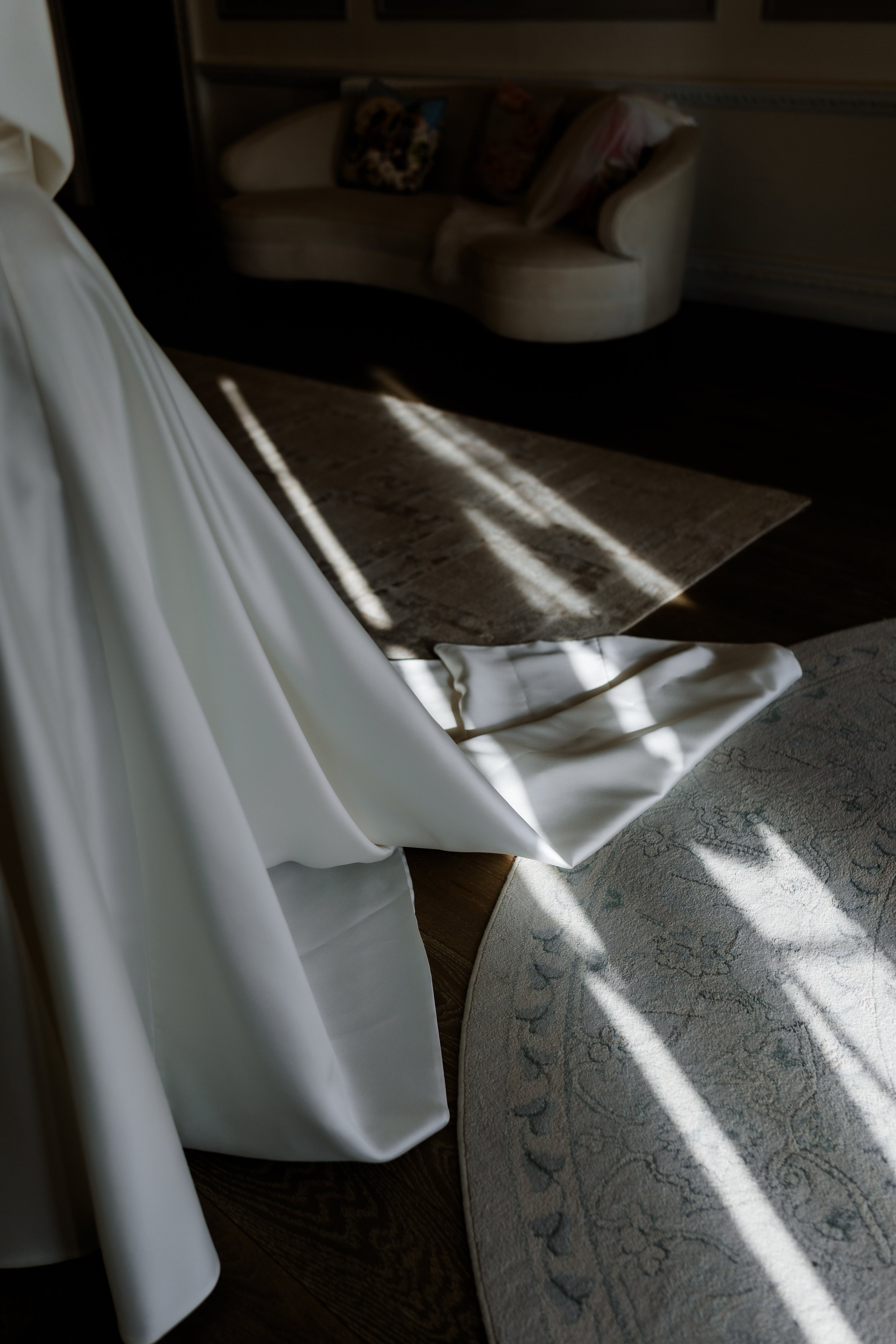L&J Wedding Photography & Videography. Documentary UK Weddings - Old Palace Chester. Wedding dress. Naturally beautiful with a fine art flair.