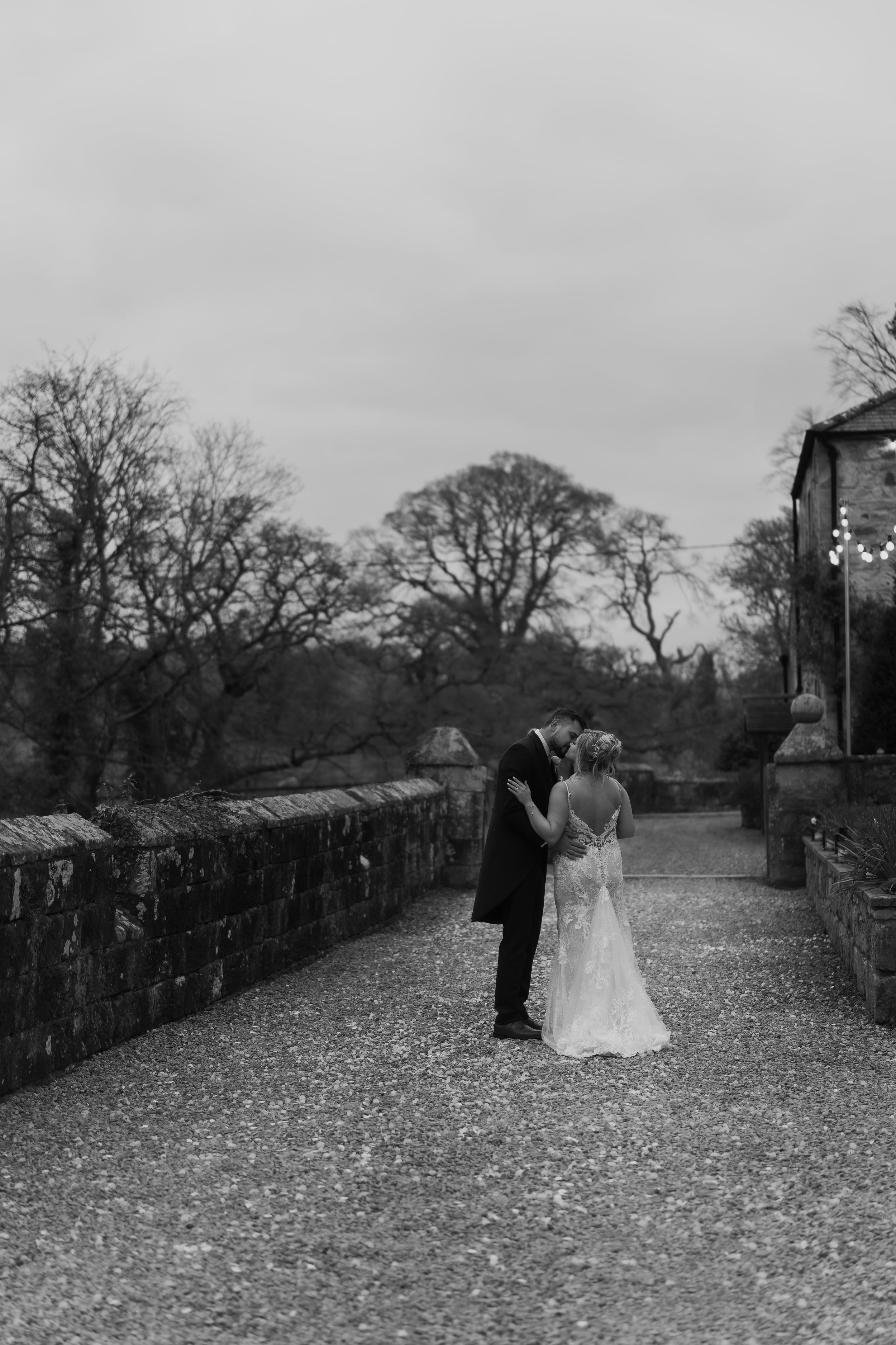L&J Wedding Photography & Videography. Documentary Yorkshire Weddings - Northumberland. Brinkburn Northumberland. Brinkburn Priory. Bride and groom. Naturally beautiful with a fine art flair.