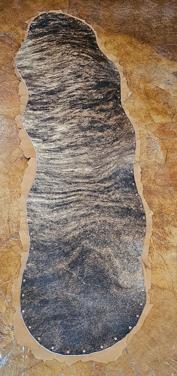 Cowhide Brindle Table Runner