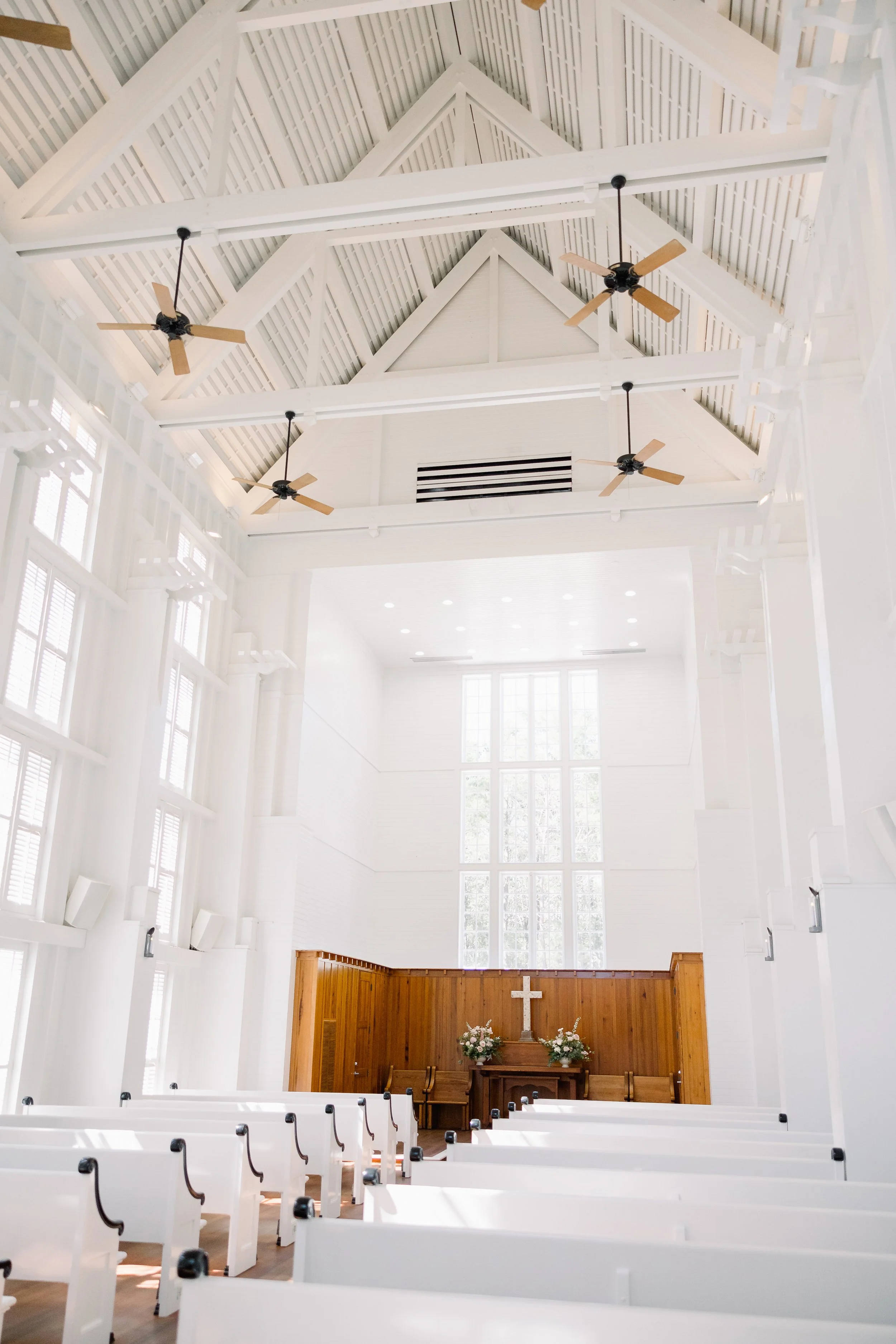 Chapel wedding in Seaside