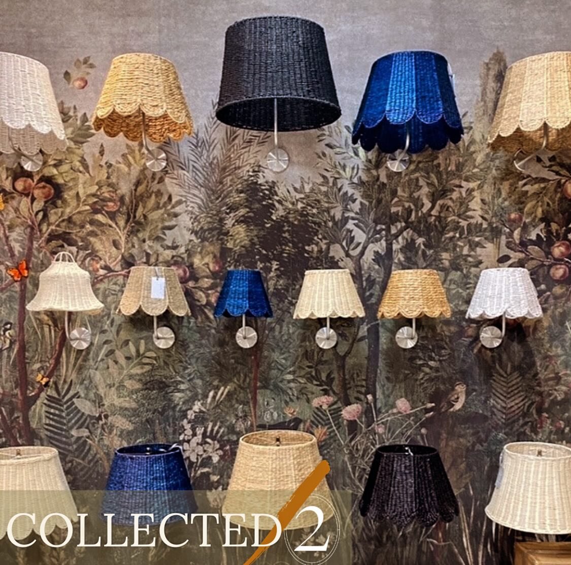 Another trend I saw at High Point Market was fun and unique lampshades. This is the easiest update you can do, replace some of your lamp shades with fabric shades or some cute rattan ones like these. Easy Peasy Lemon Squeezy! For more inspiration, si