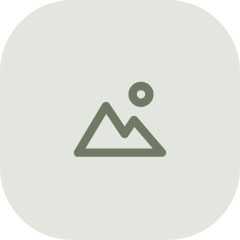 Placeholder image of a simple mountain scene with a sun